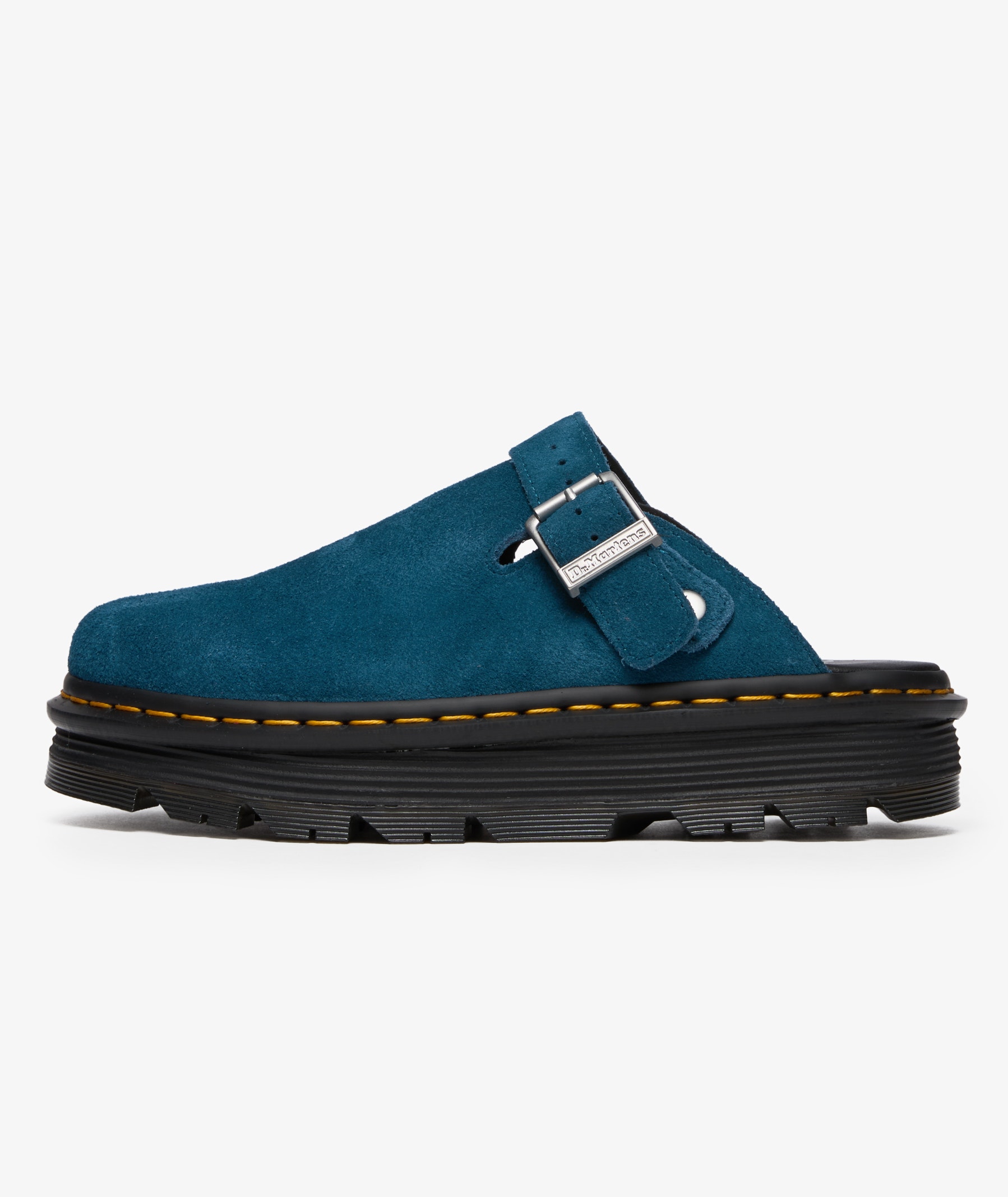 Dr. Martens Zebzag Suede Mules | Neptune Blue | SVD USA