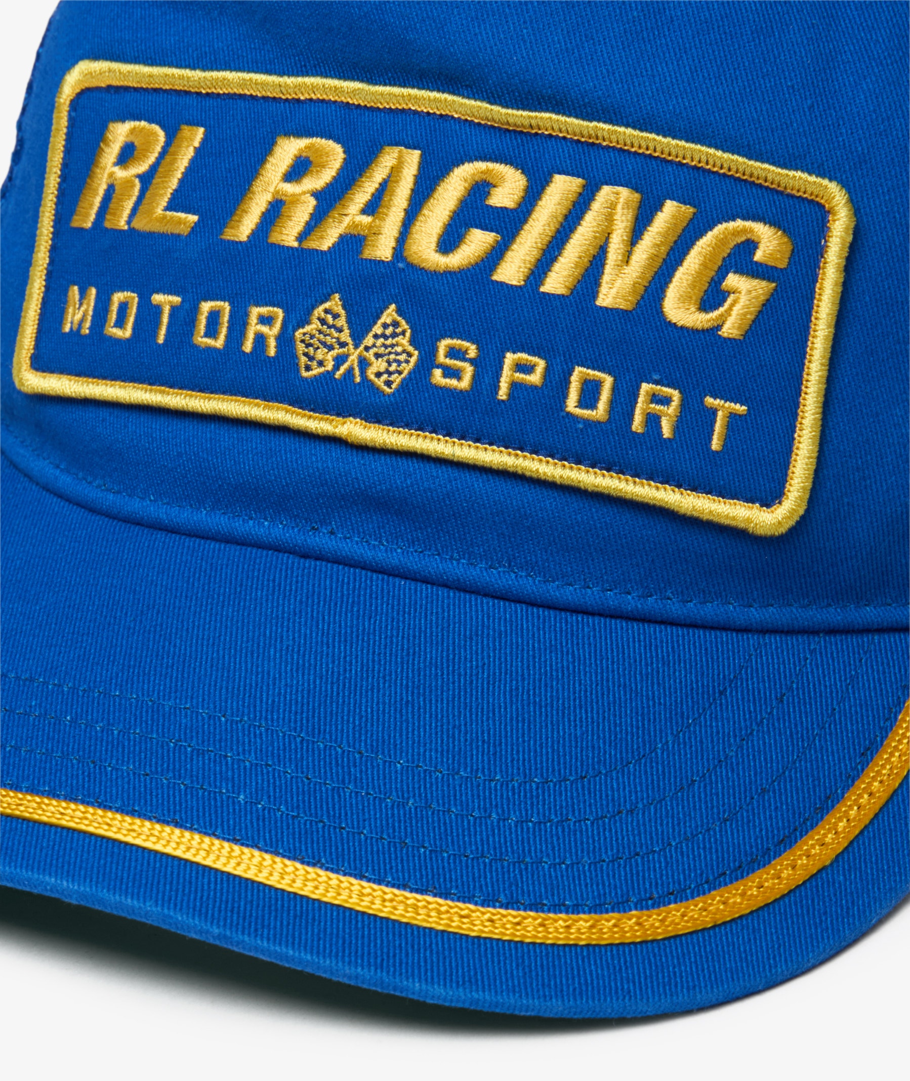 Polo Ralph Lauren Racing-Patch Twill Trucker Cap | Blue | SVD USA