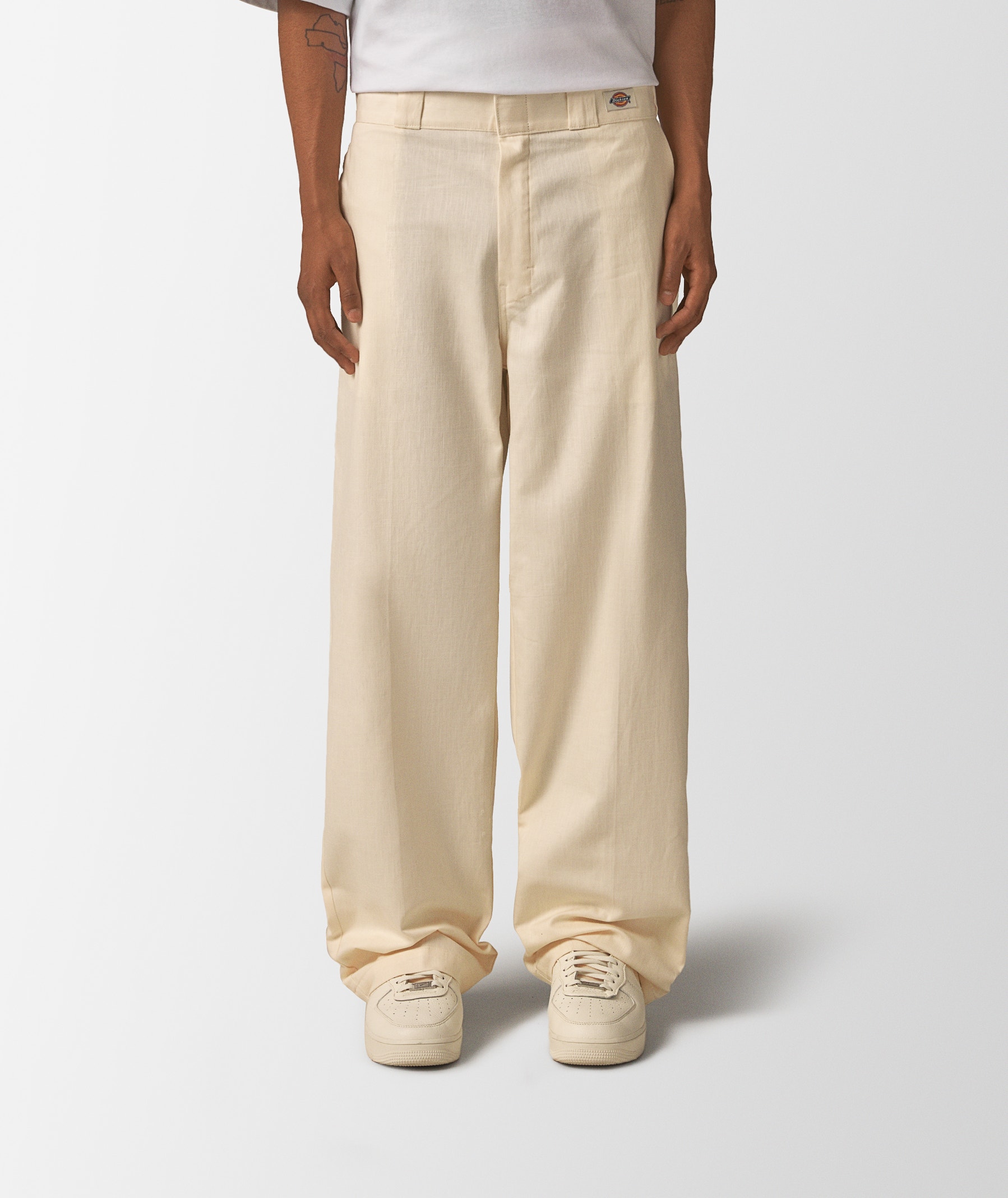 Beige Dickies Work Pants x Pop Trading Company | SVD