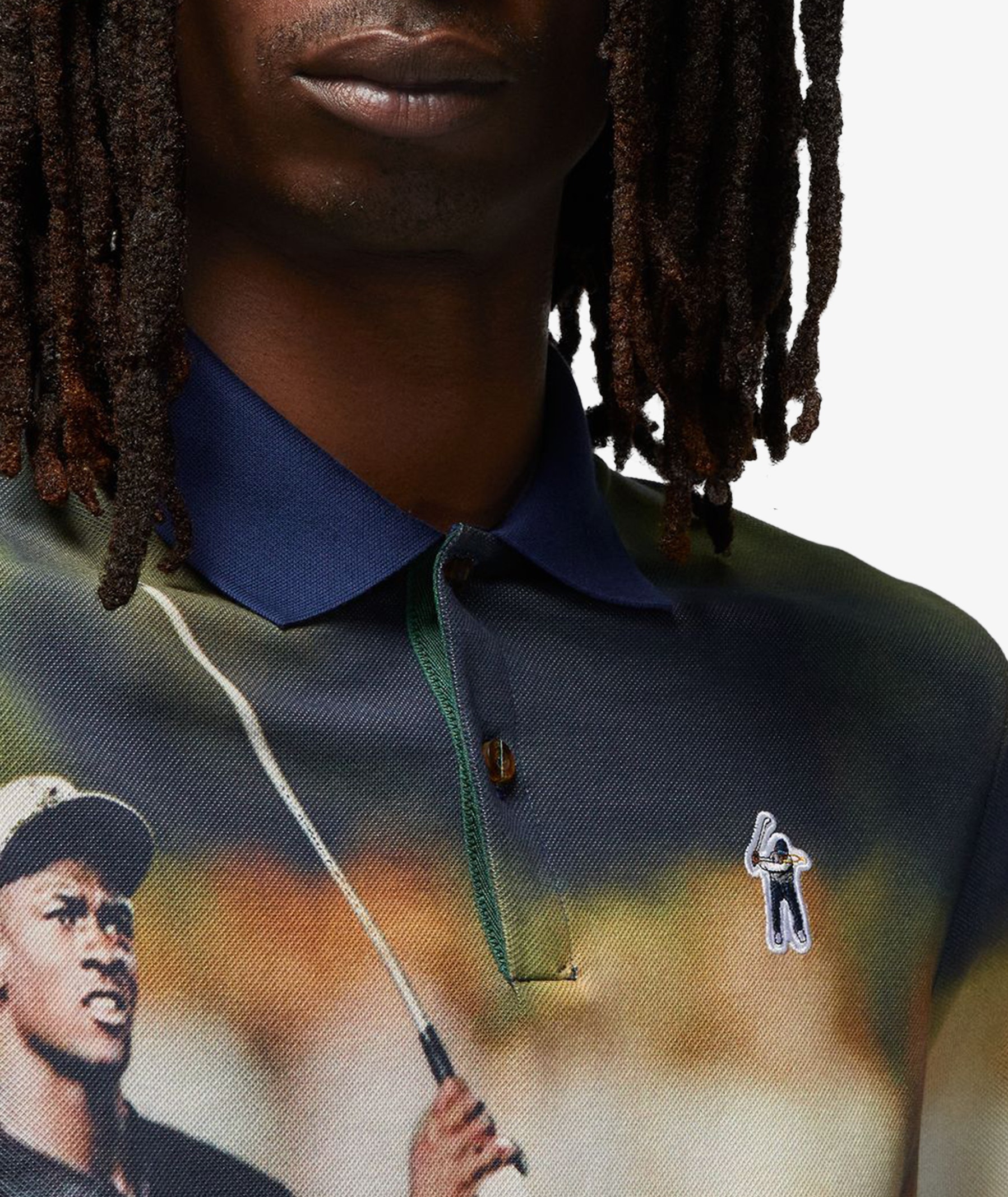 Multicolor Jordan Allover Print Polo Shirt x Eastside Golf | SVD