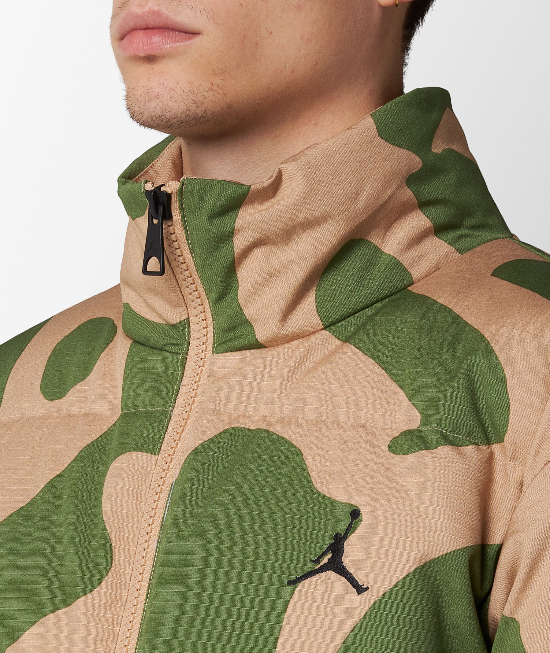 Green Jordan Flight Heritage Down Jacket | SVD