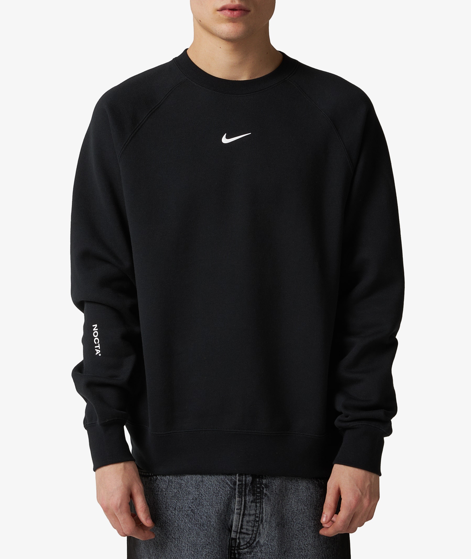 Nike NOCTA Fleece Crewneck x Drake in Black | SVD USA
