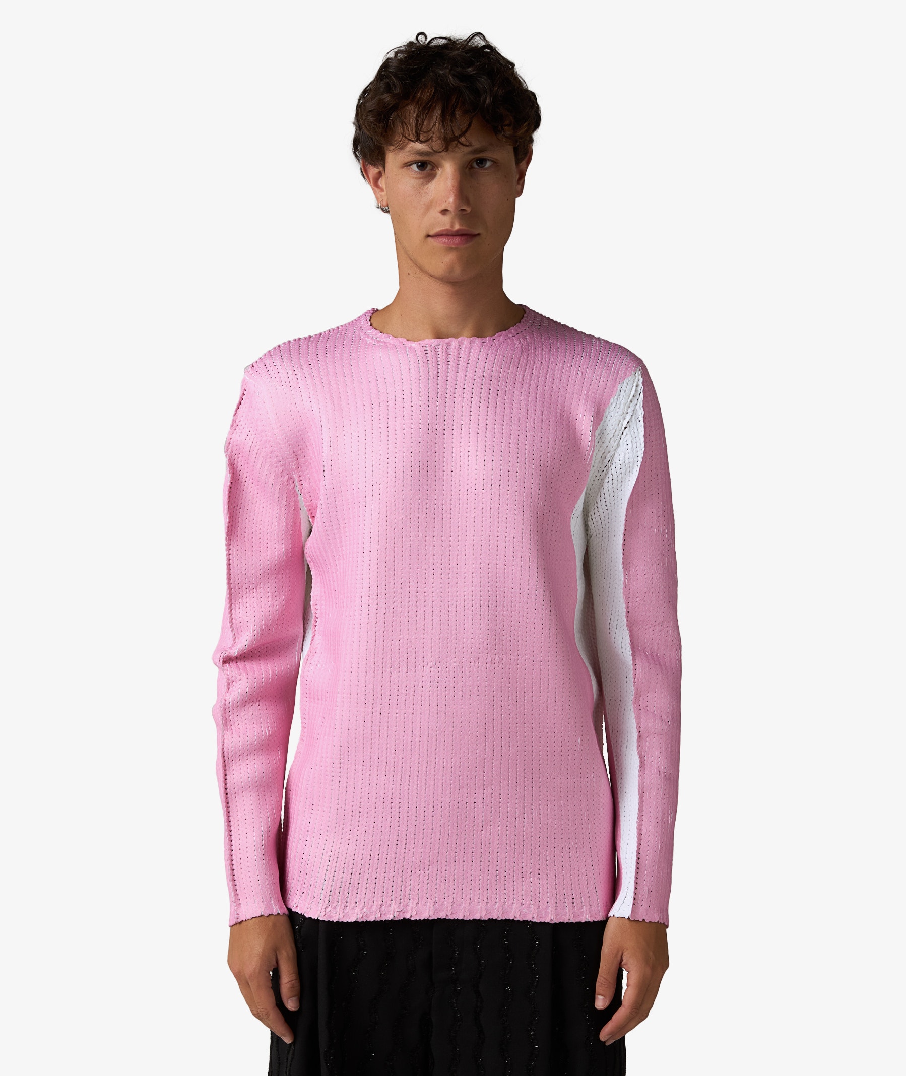 Comme des Garçons Shirt Tartan Overprint Sweater | FO-N004-S25-3