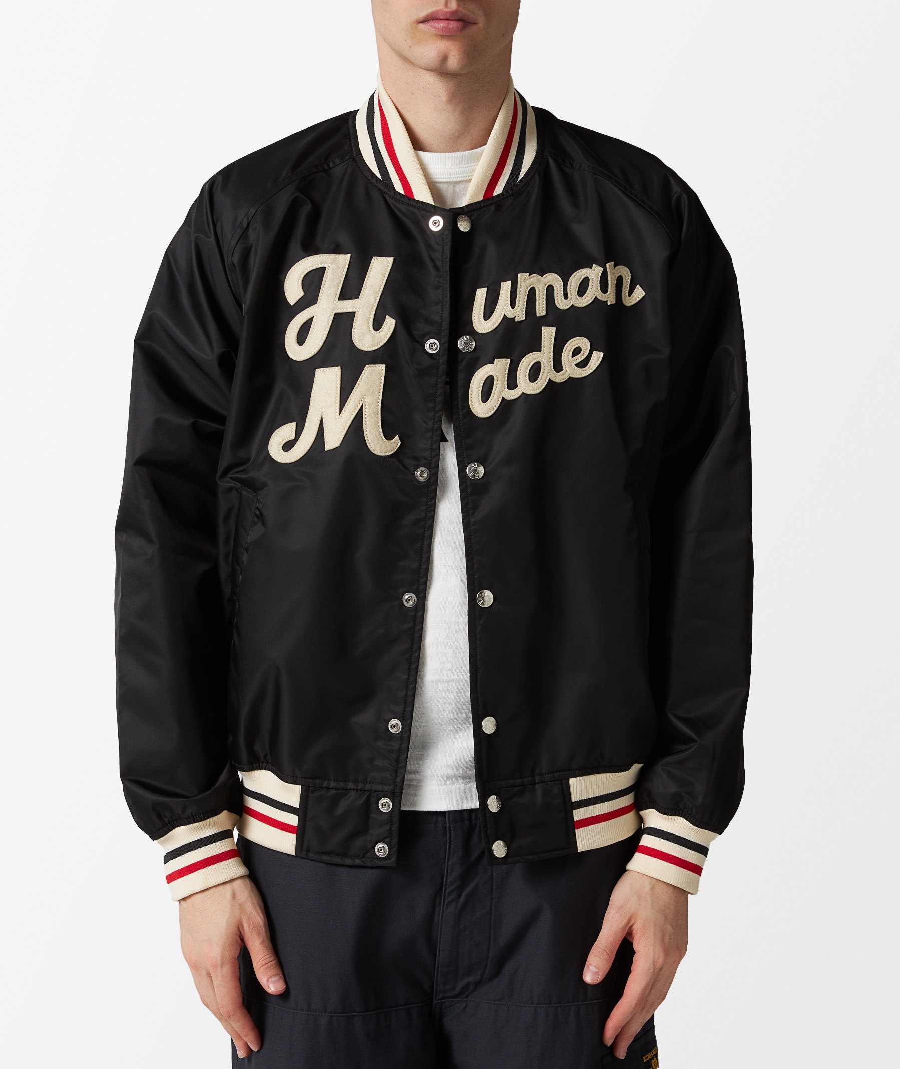 HUMAN MADE Stadium Jacket in Black | SVD USA