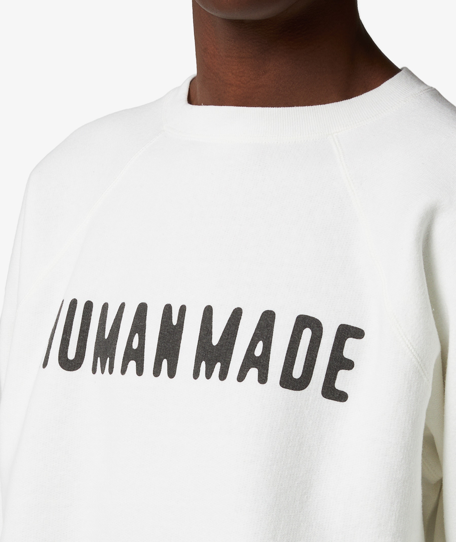 HUMAN MADE Classic Crewneck in White | SVD USA