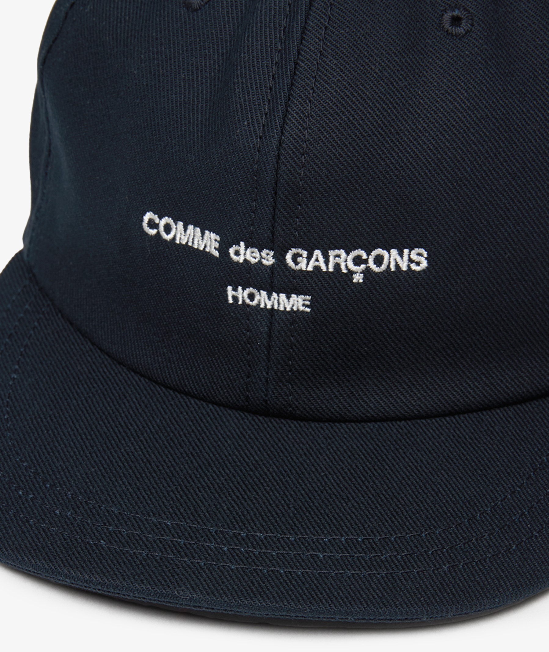 Comme des Garçons Homme Logo Cap in Blue | SVD USA