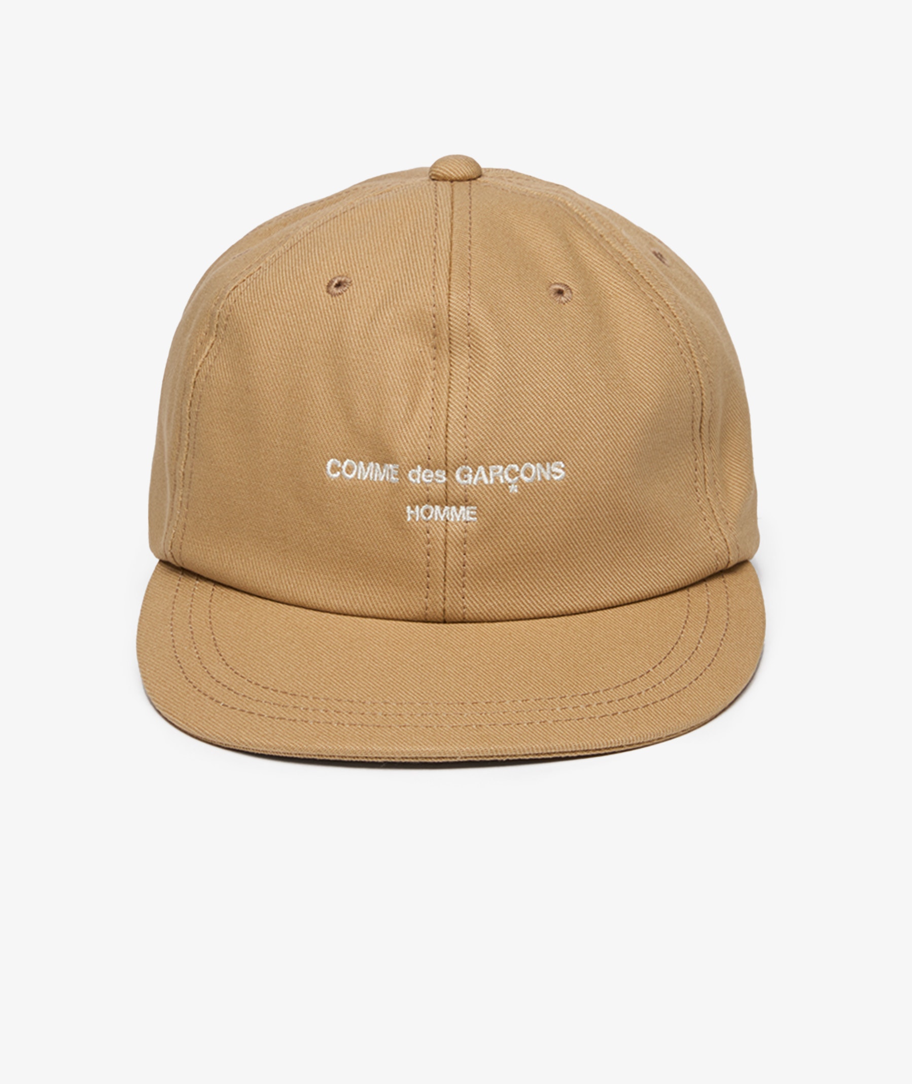 Comme des Garçons Homme Logo Cap in Light Brown | SVD USA
