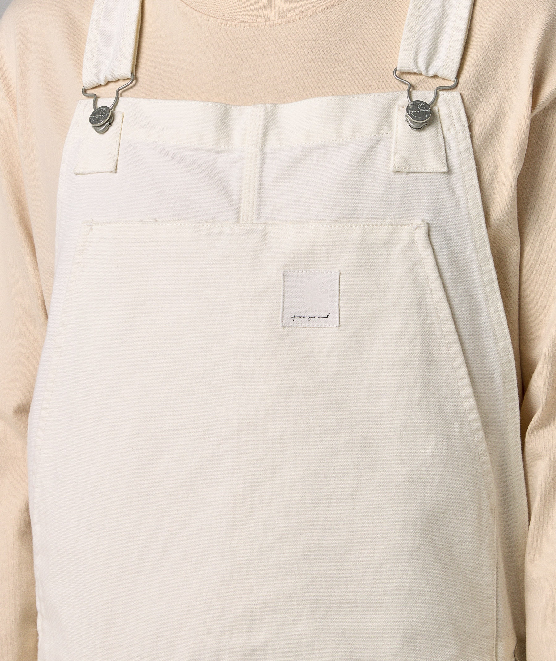 White Carhartt WIP Farmer Bib Overall x Toogood | SVD