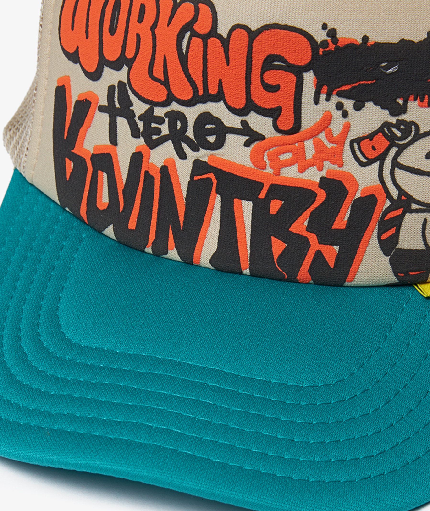 KAPITAL Working Hero Truck Cap in Beige | SVD USA