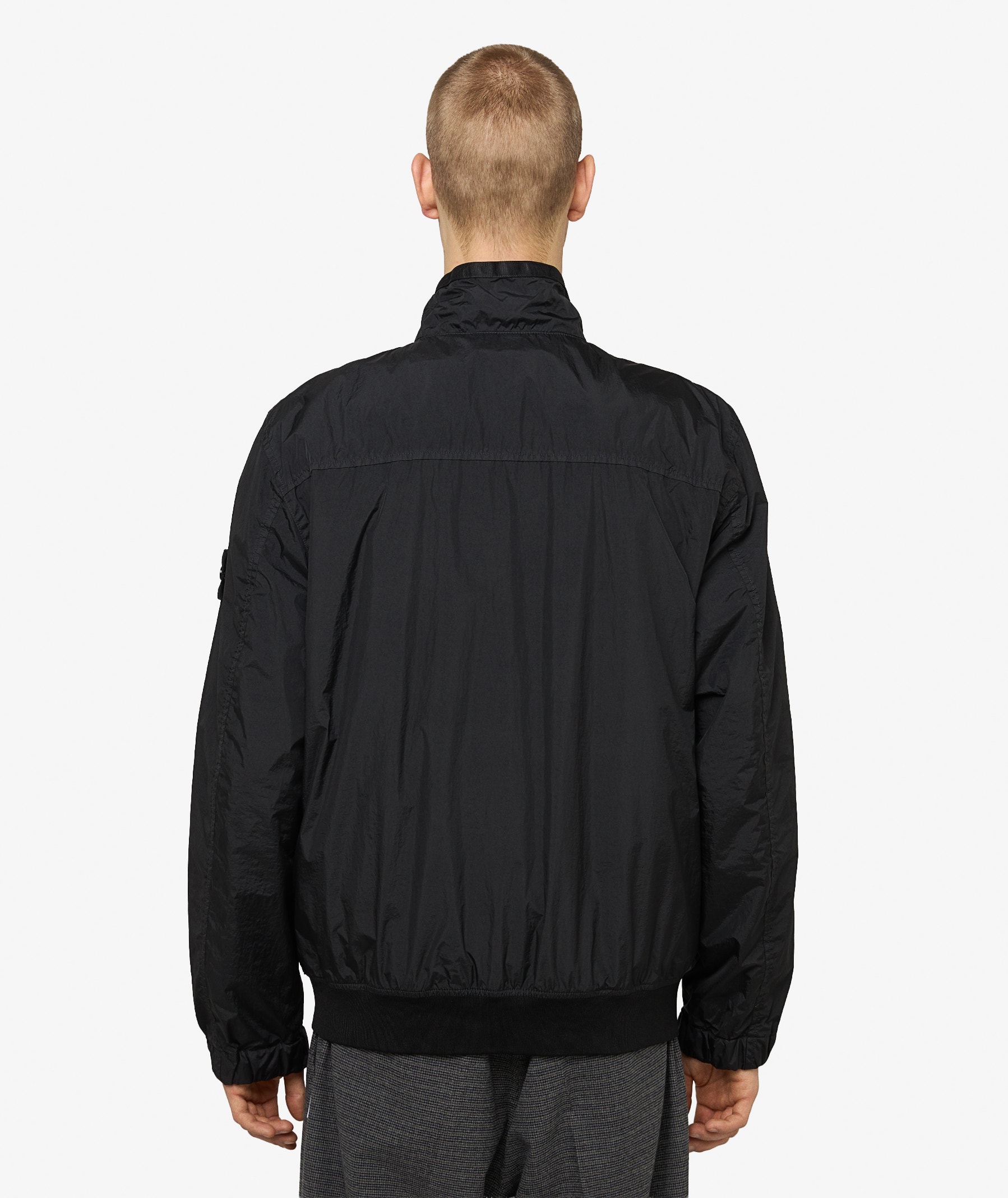 Stone Island Crinkle Reps Nylon Jacket | Black | SVD USA