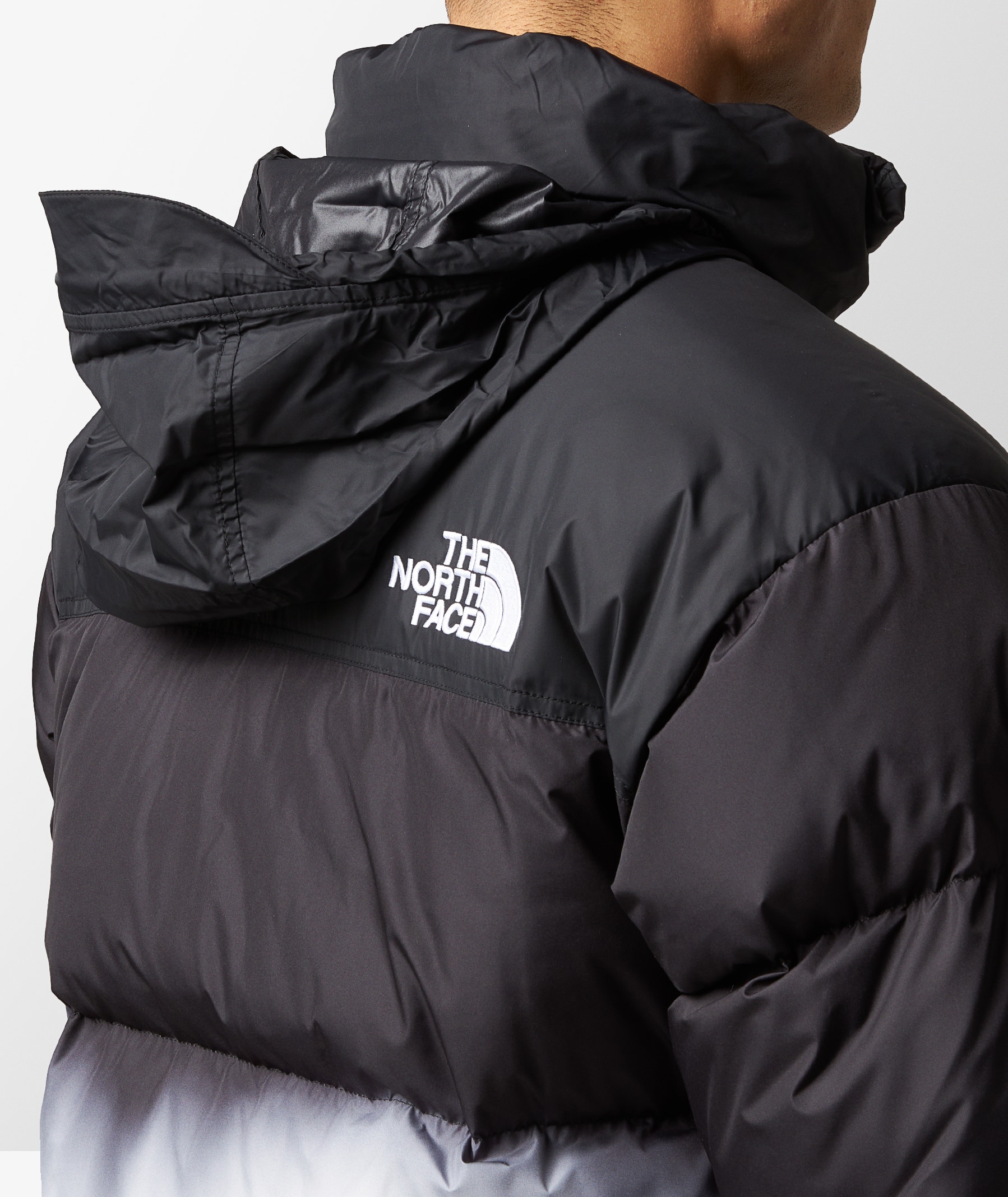Black The North Face 1996 Retro Nuptse Dip Dye Jacket | SVD