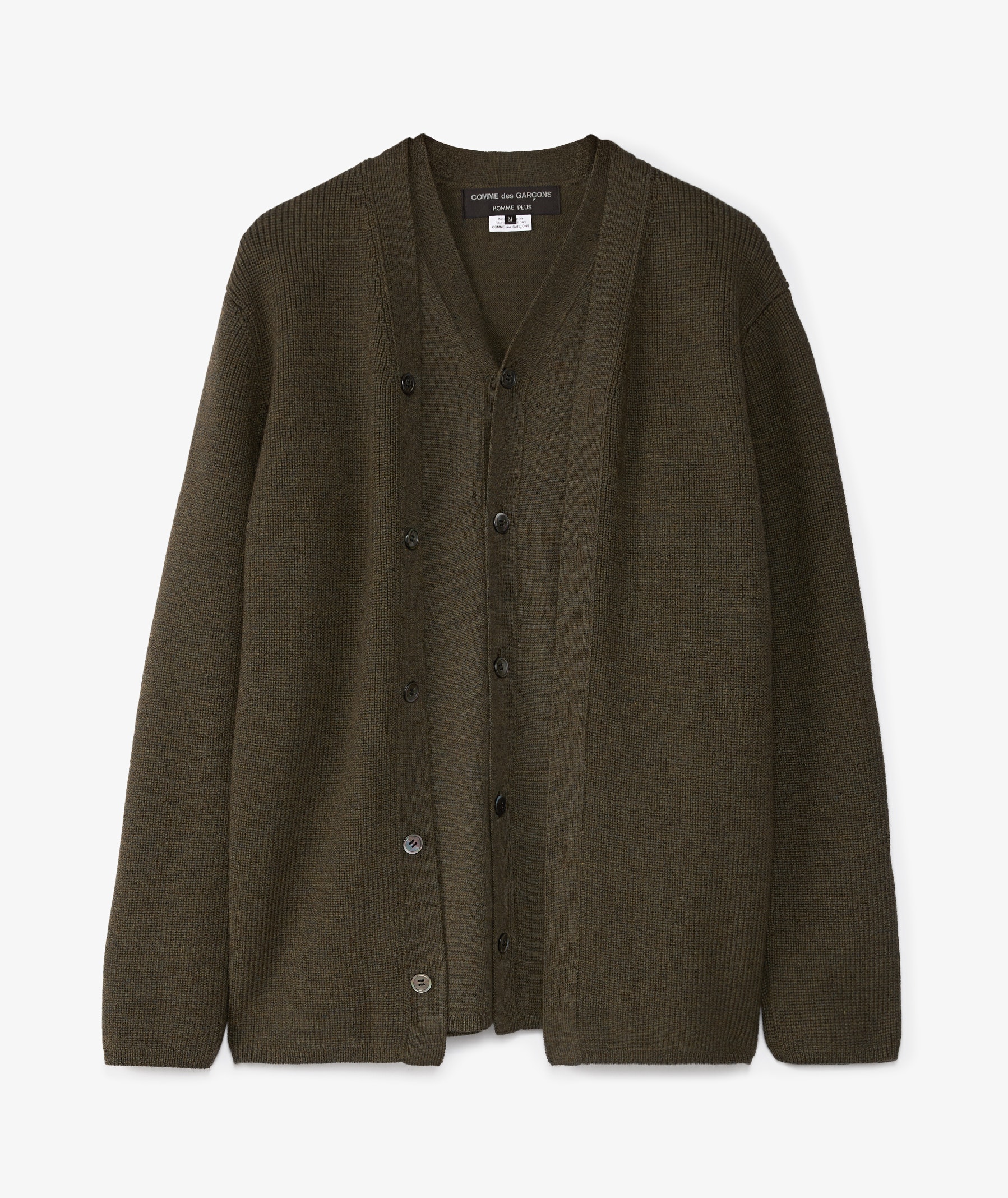 Comme des Garçons Homme Plus Cardigan | Khaki | SVD USA