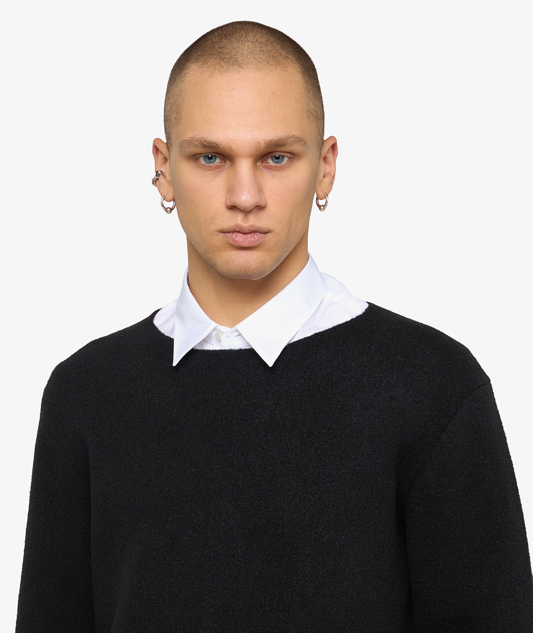 Comme des Garçons Homme Plus Sweater | Black X Red | SVD USA