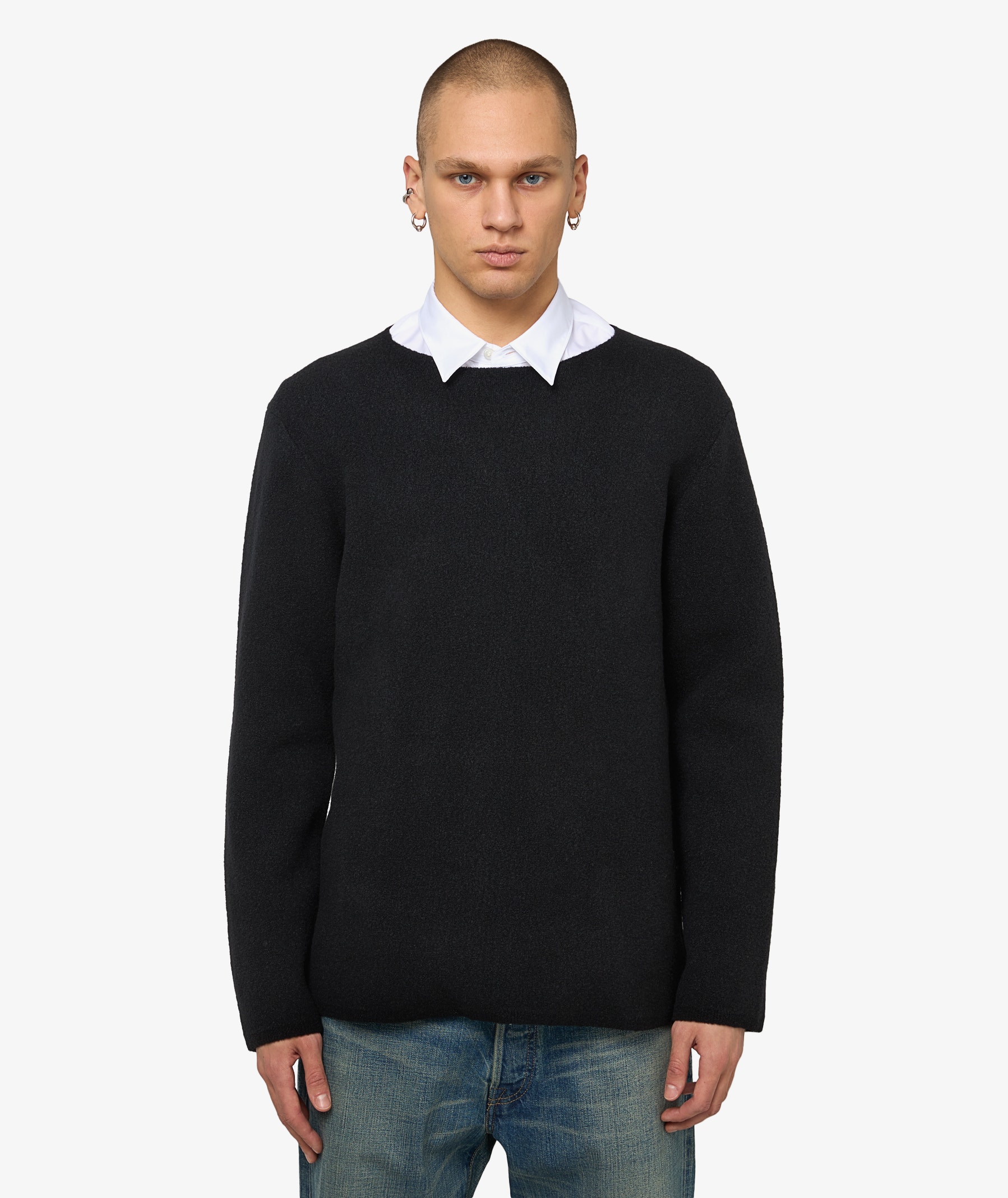 Comme des Garçons Homme Plus Sweater | Black X Red | SVD USA