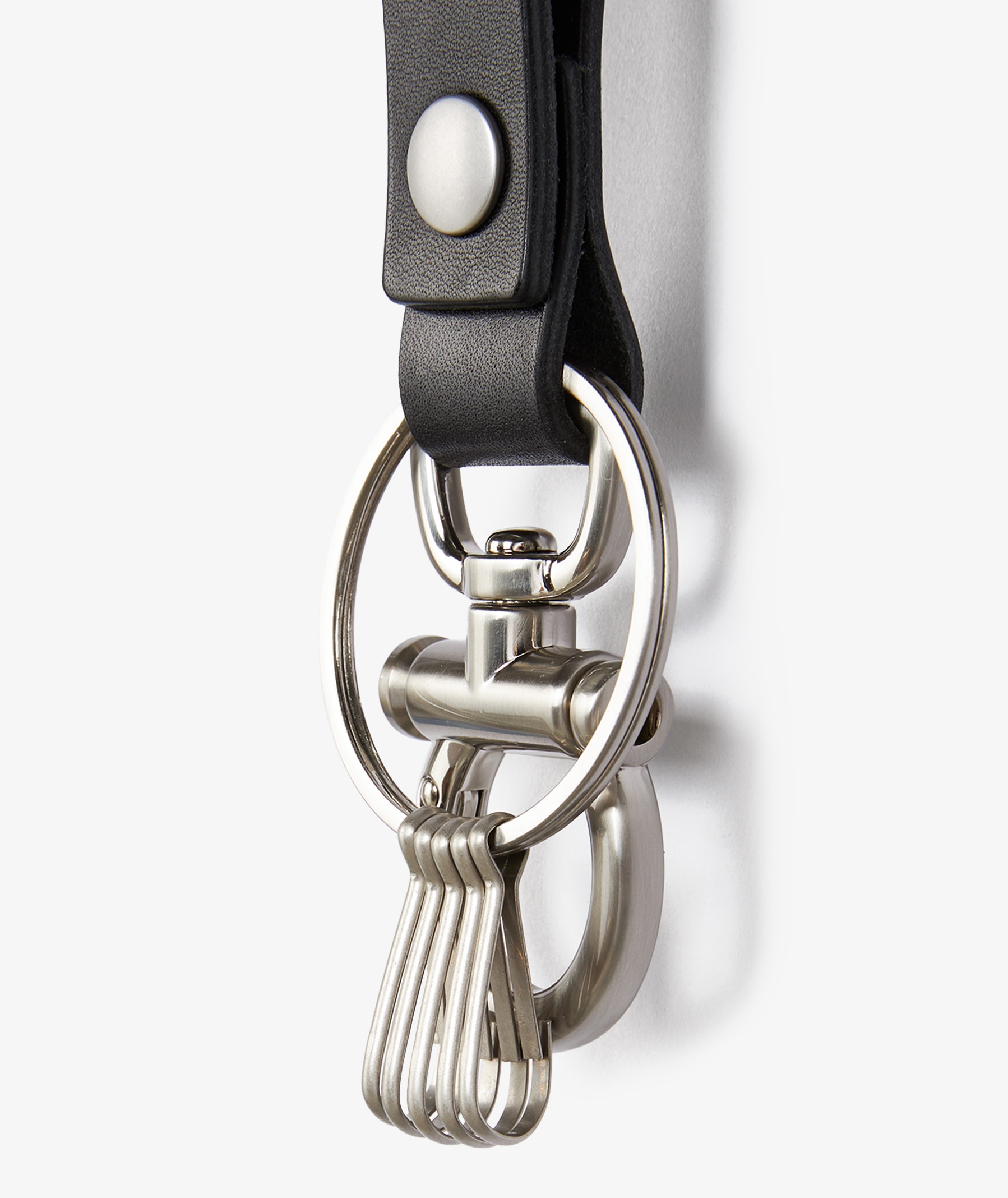 Hender Scheme Flock Key Chain in Black | SVD USA