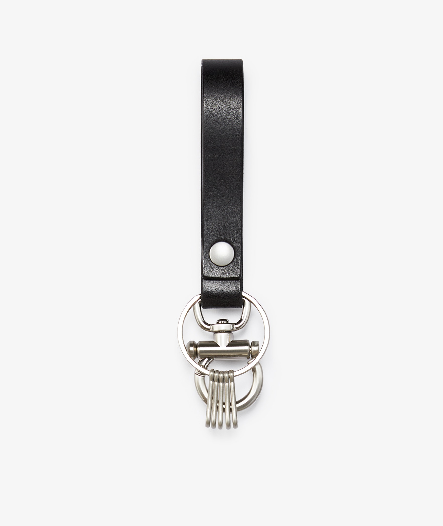 Hender Scheme Flock Key Chain in Black | SVD USA