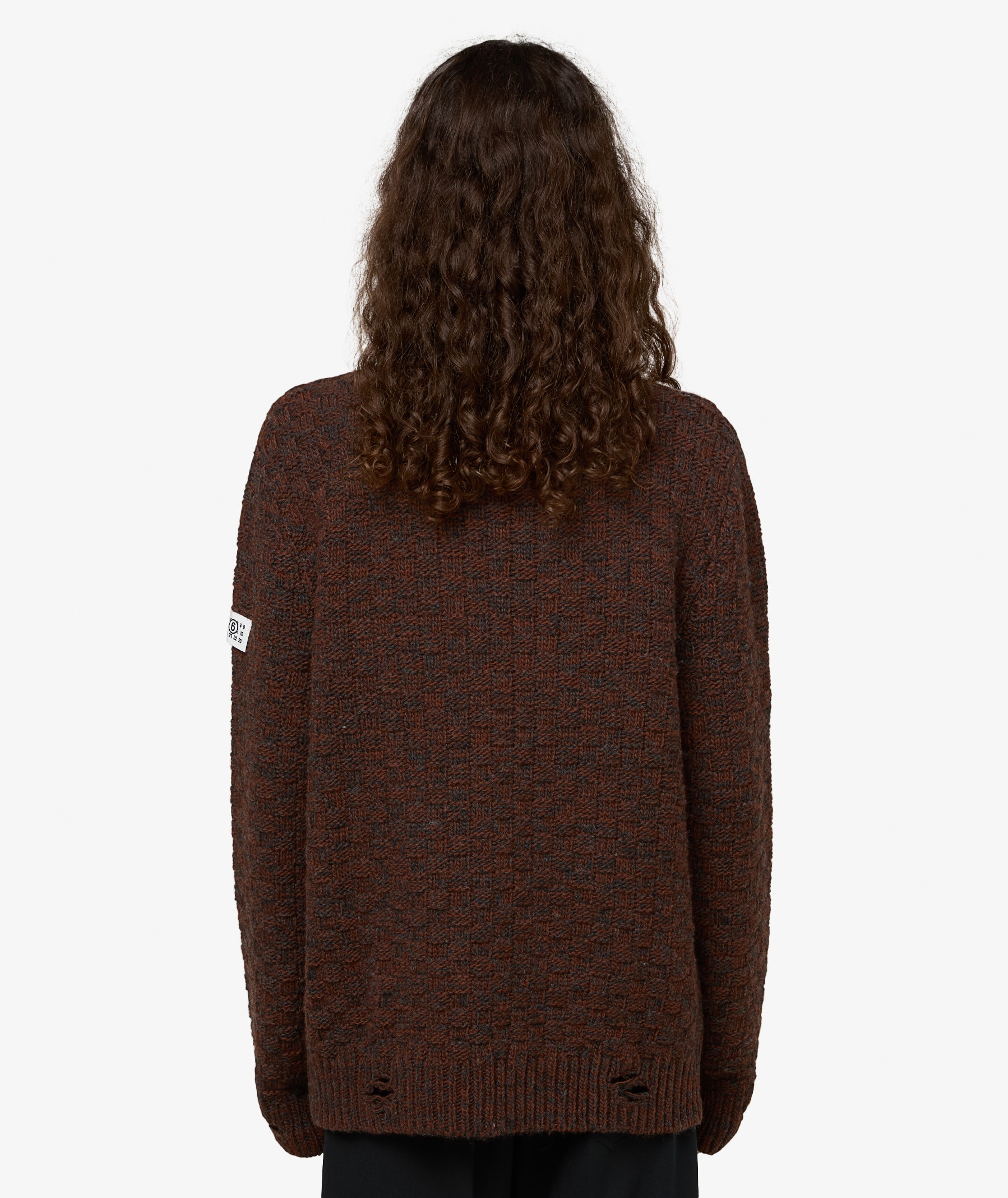 MAISON MARGIELA Sweater | Dark Grey Melange - Brown | SVD USA