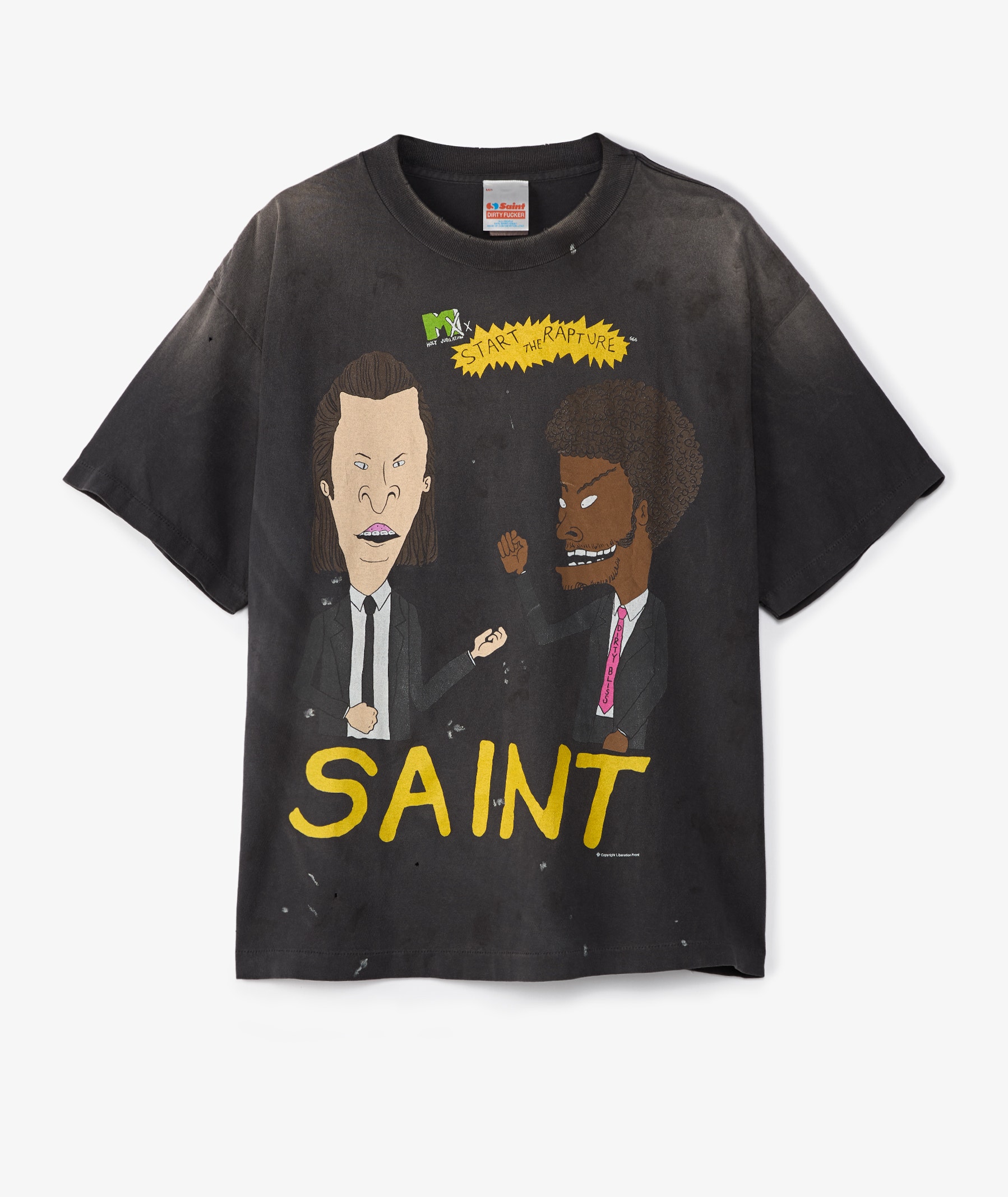 SAINT Mxxxxxx Rapture T-Shirt | Charcoal | SVD USA