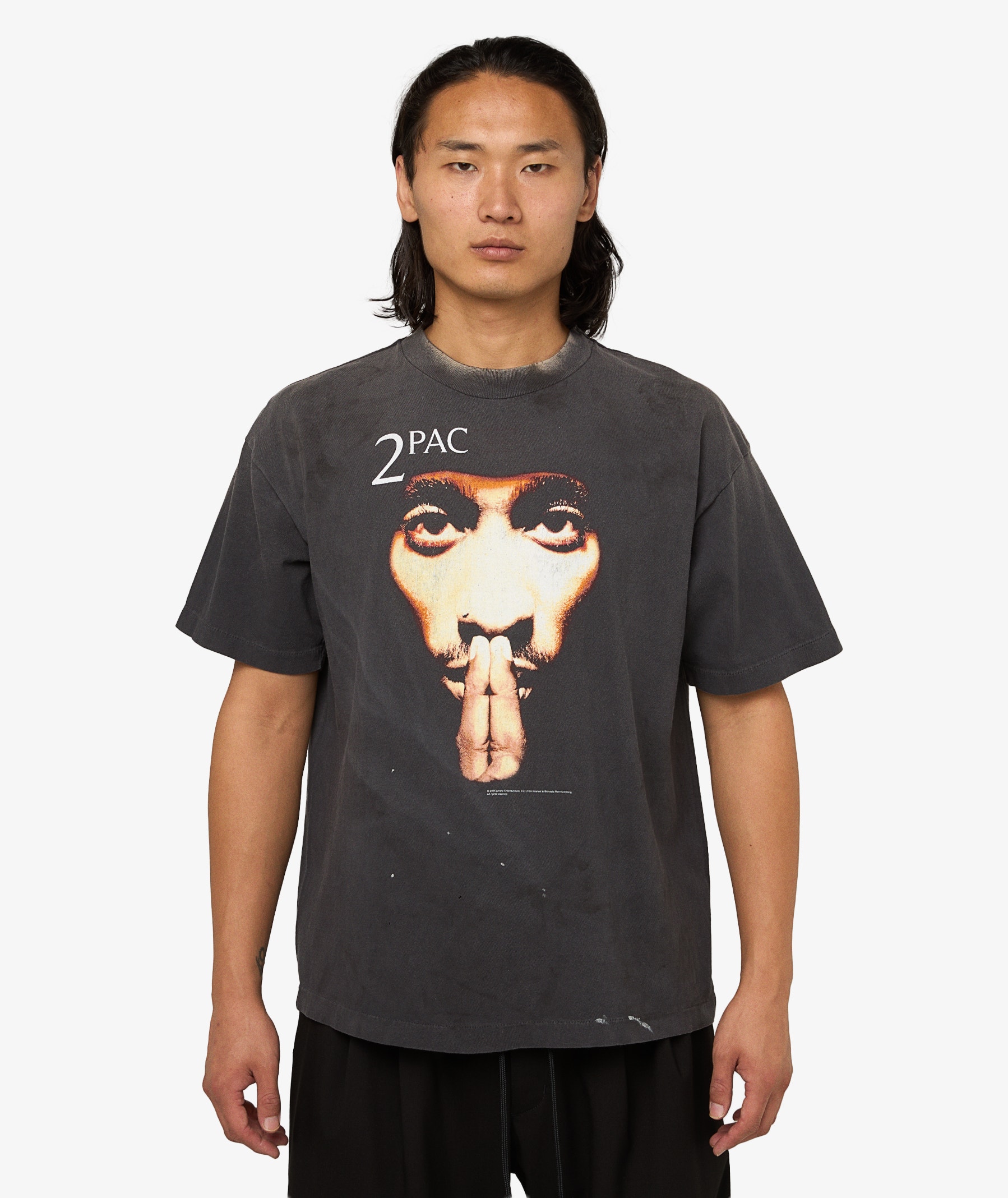 SAINT Mxxxxxx 2Pac T-Shirt | Charcoal | SVD USA