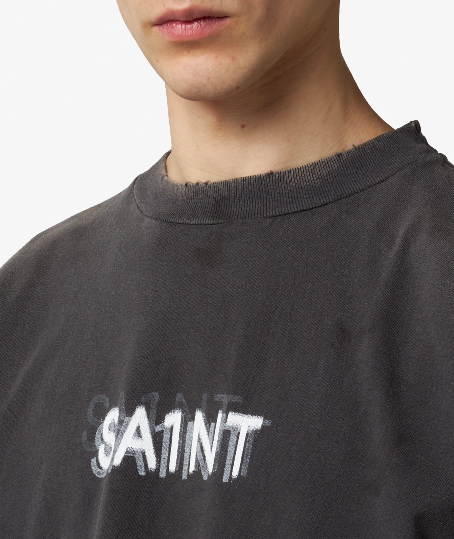 SAINT Mxxxxxx Seven Deadly T-Shirt in Dark Gray | SVD USA