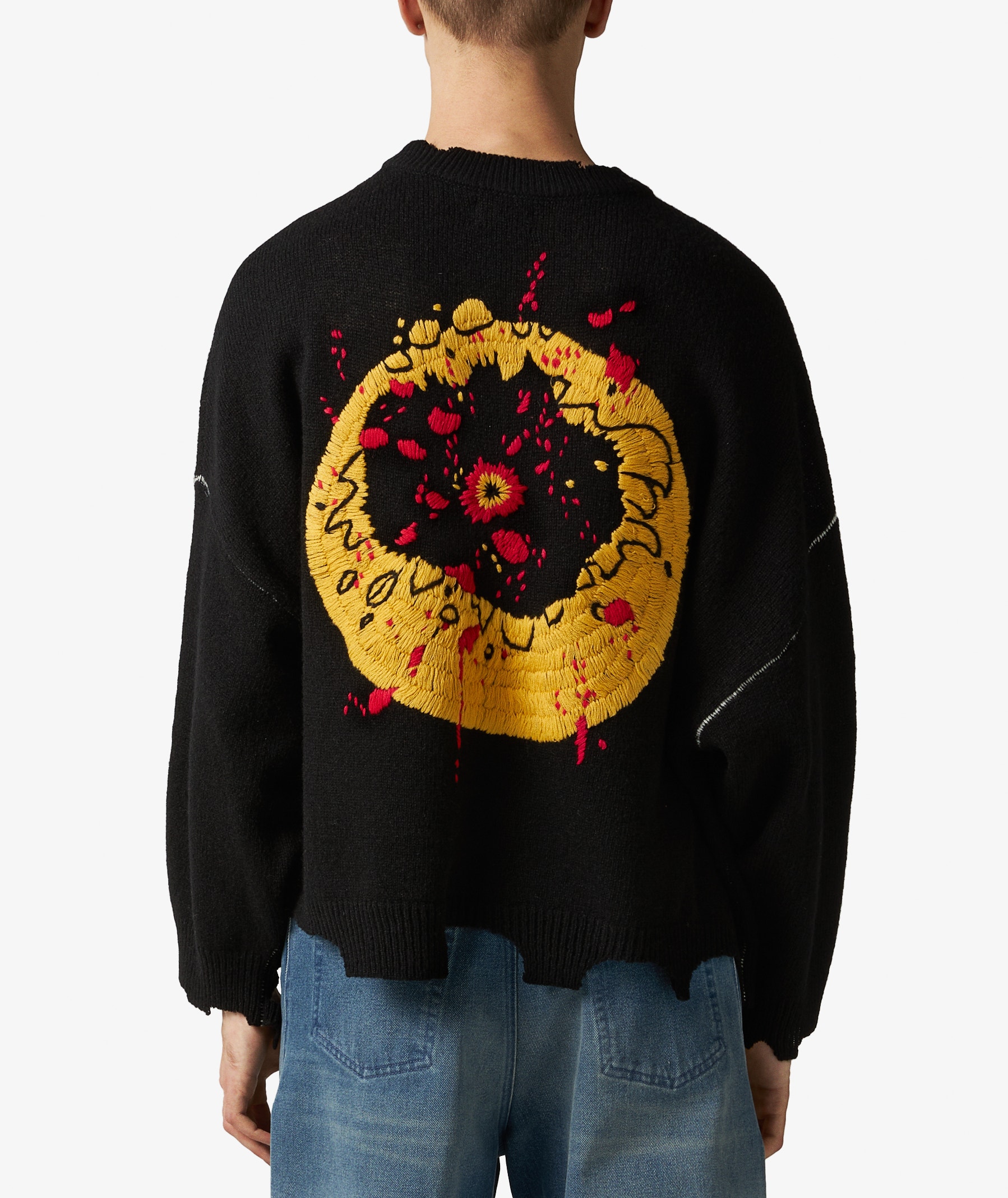 SAINT Mxxxxxx Smile Crew Sweater x Cactus Plant Flea Market