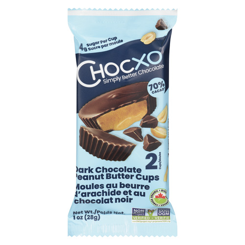 Buy Chocxo Dark Chocolate Peanut Butter Cups 2 x 14 g | Safeway Canada