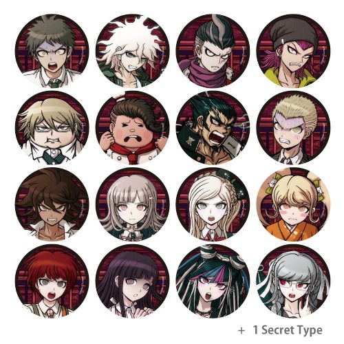 ダンガンロンパシリーズ 缶バッジBOX | 株式会社スパイク・チュンソフト