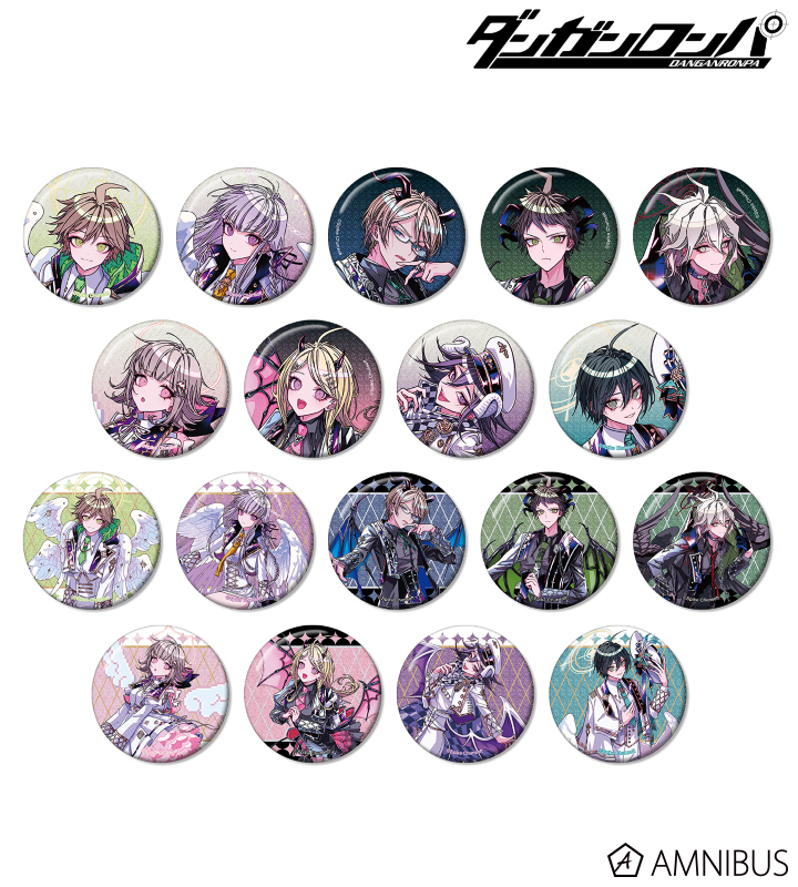 ダンガンロンパV3 血まみれ缶バッジ 全18種類 コンプリートセット