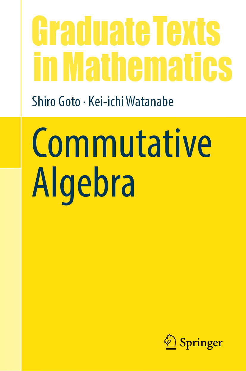 Commutative Algebra | Springer Nature Link