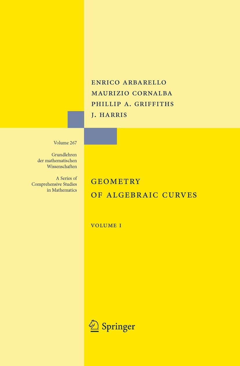 Geometry of Algebraic Curves: Volume I | Springer Nature Link
