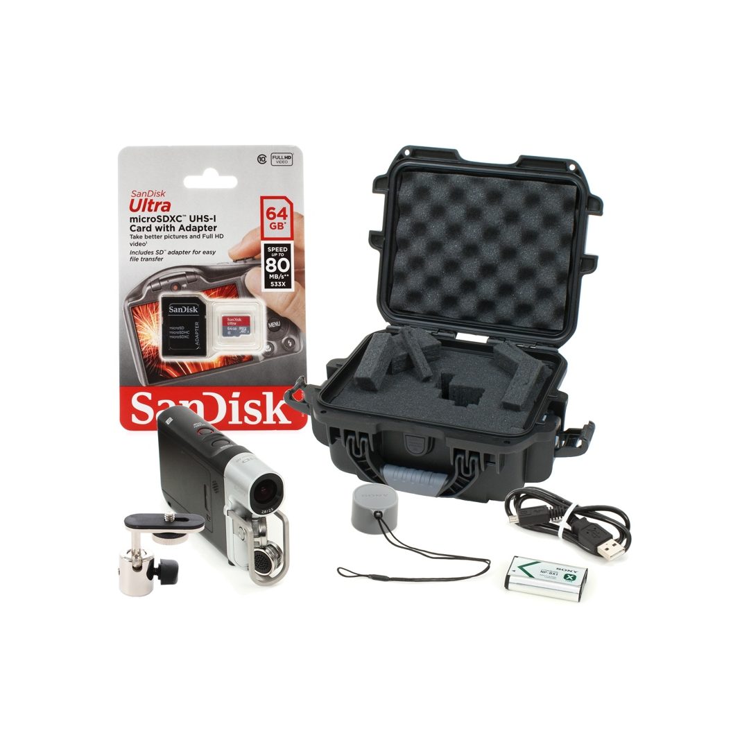 Sony HDR-MV1 Starter Package w/ SD Card, Mount, Case | Sweetwater