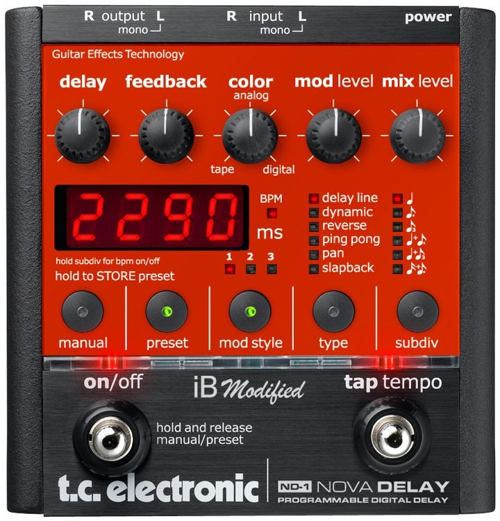 TC Electronic ND-1 Nova Delay - iB Modified | Sweetwater