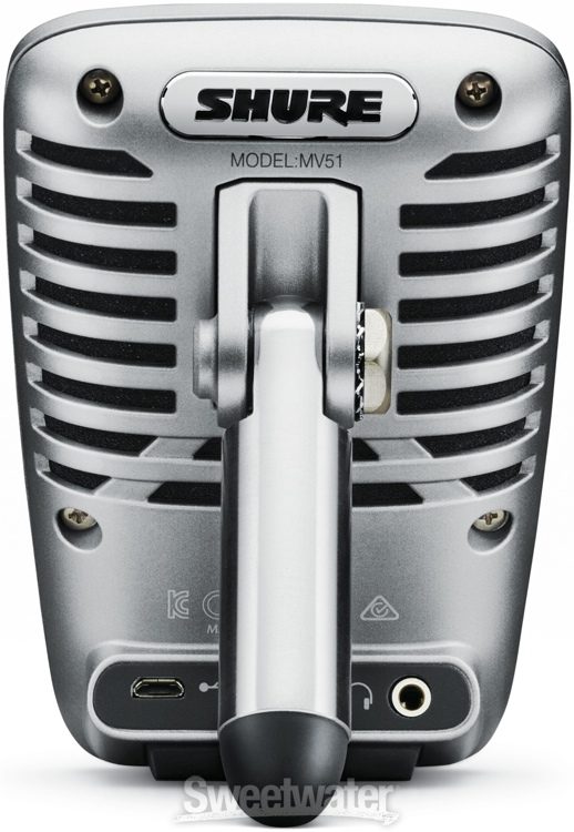 Shure MV51/A Digital Condenser Microphone | Sweetwater
