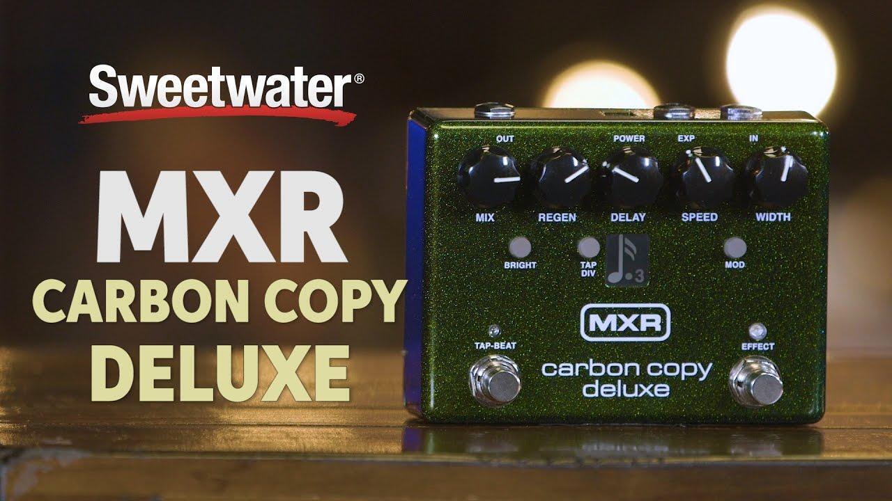 MXR Carbon Copy Deluxe Delay Pedal Review - InSync