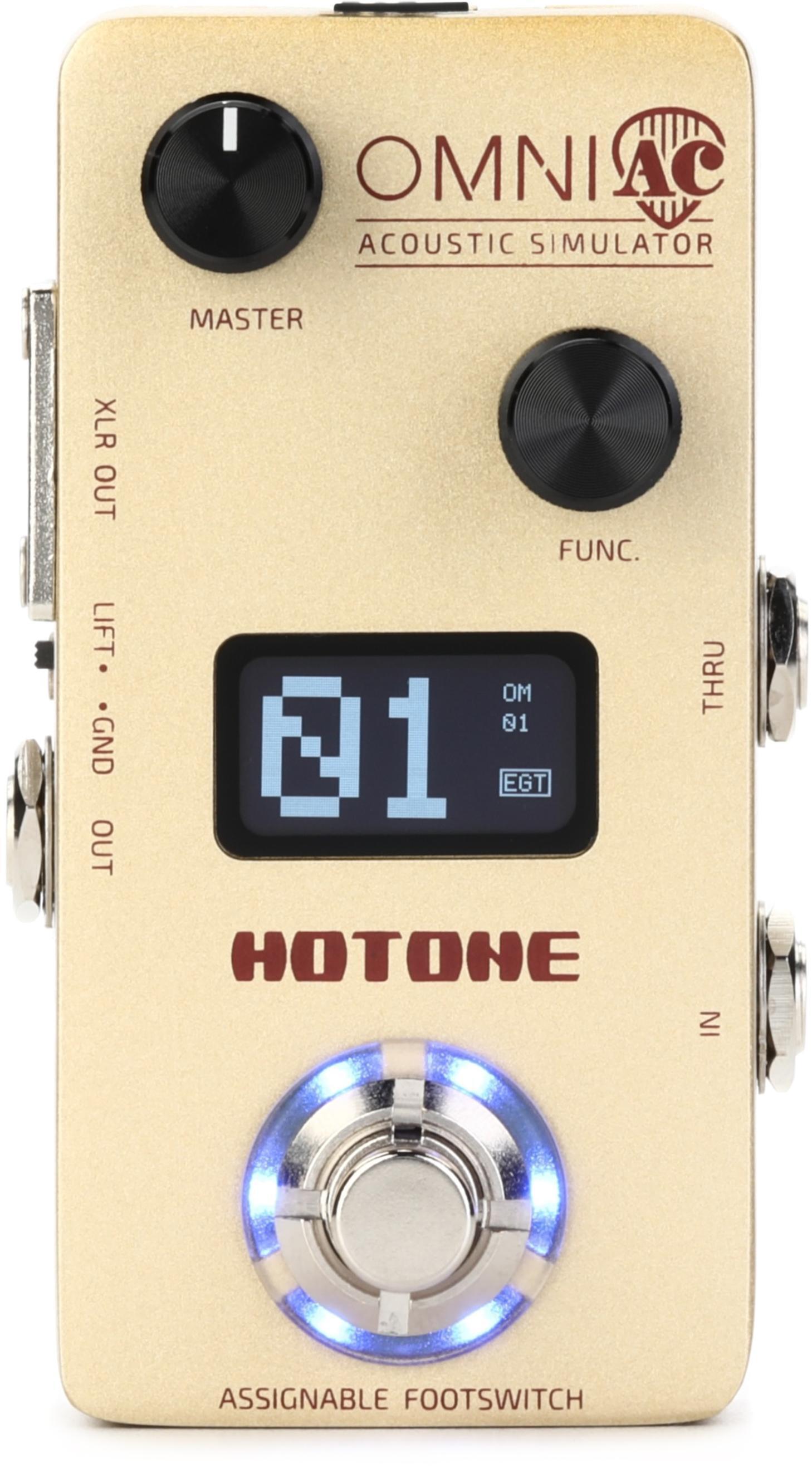 極美品】HOTONE OMNI AC アコースティックシュミレータ Hotone OMNI AC
