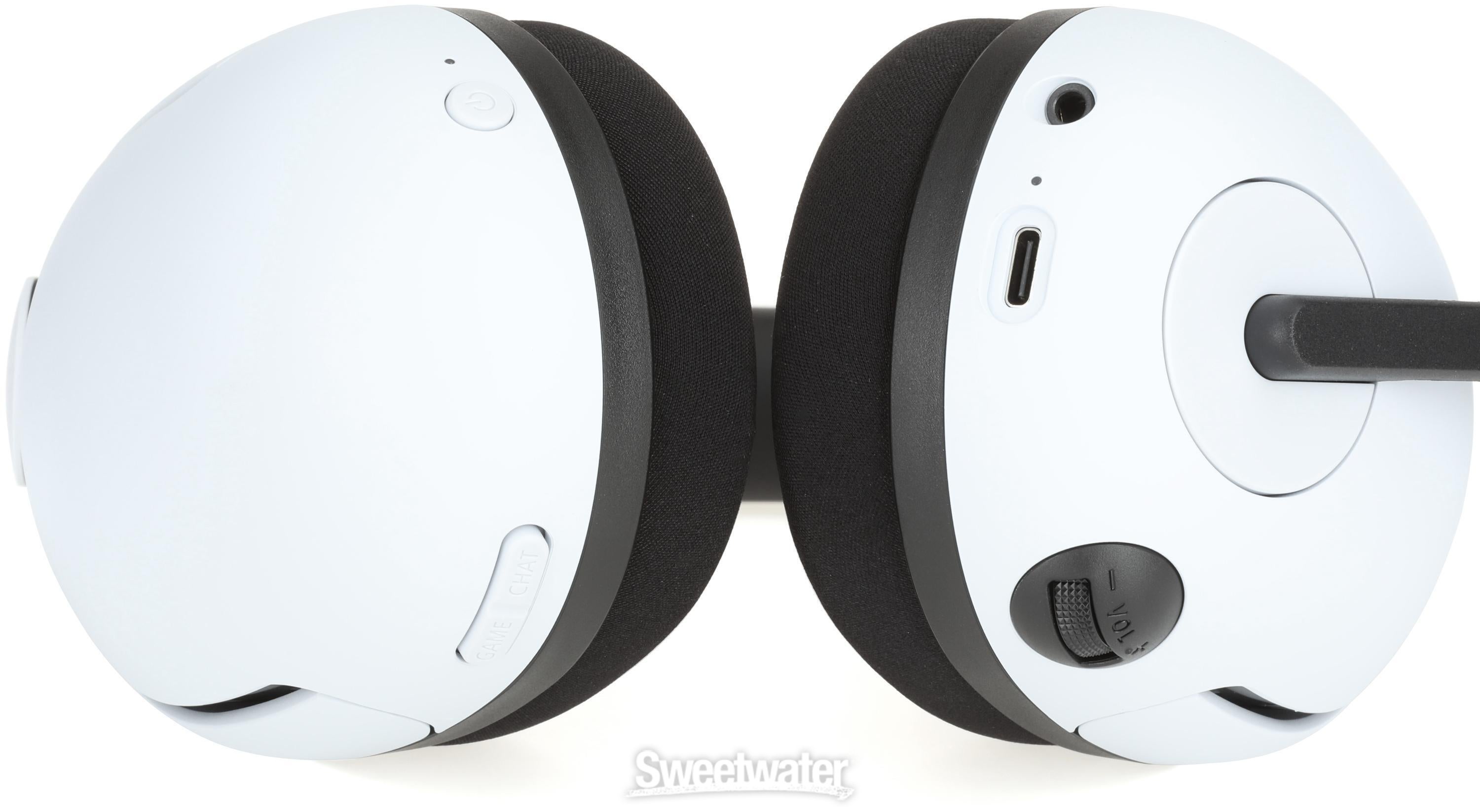 Sony INZONE H5 Wired and Wireless Gaming Headset - White | Sweetwater