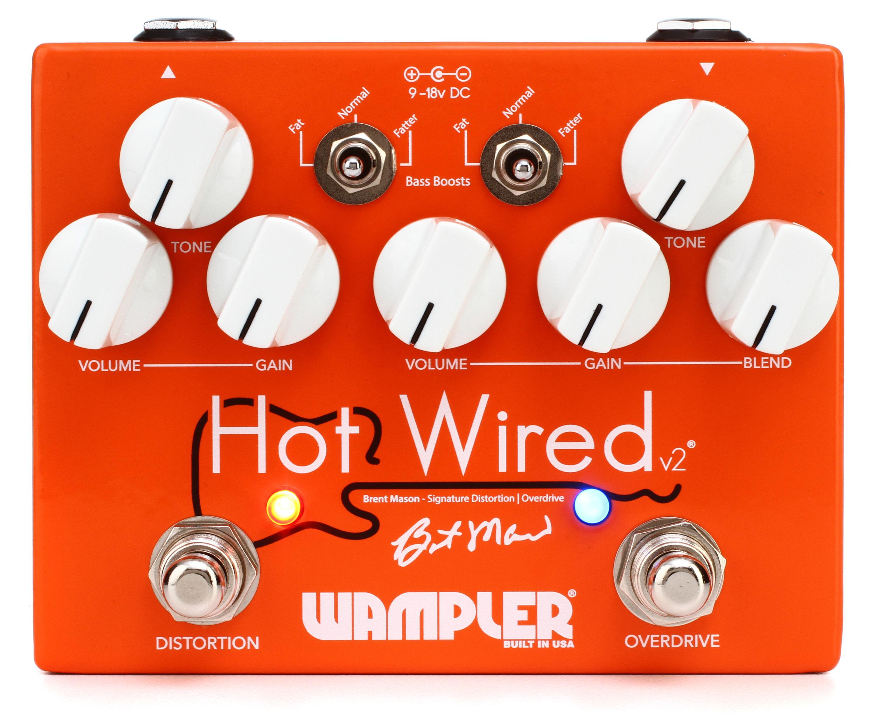 Wampler Hot Wired V2 Overdrive Pedal | Sweetwater