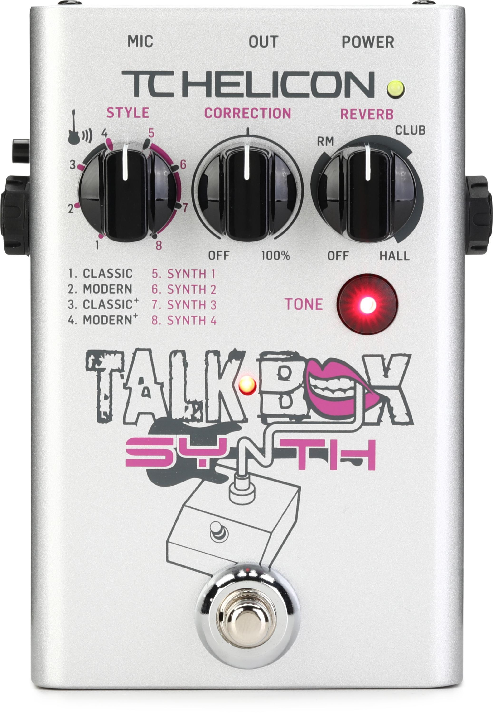 TC-Helicon Talkbox Synth Pedal | Sweetwater