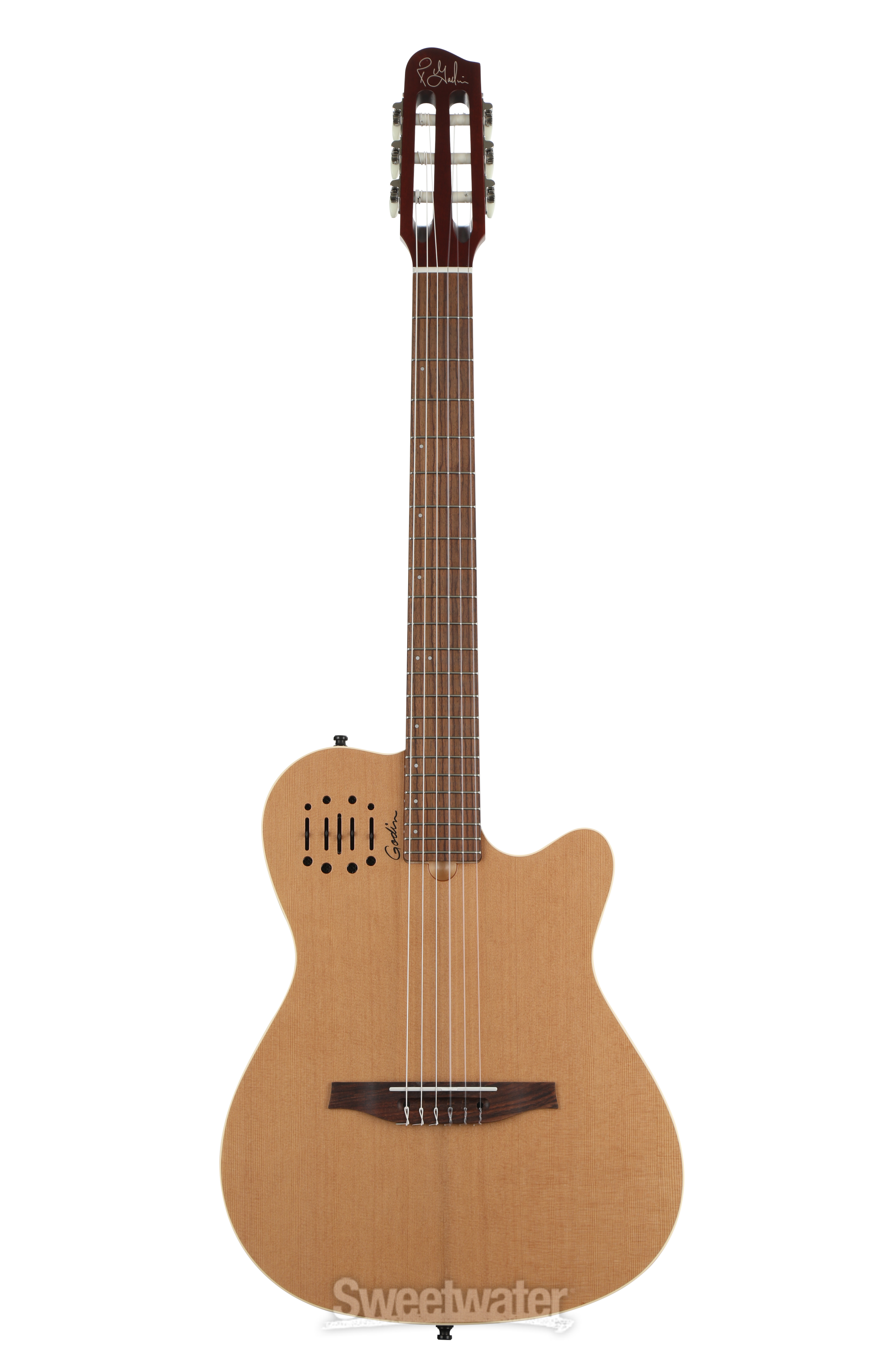Godin MultiAc Nylon Encore Acoustic-Electric Guitar - Natural Semi