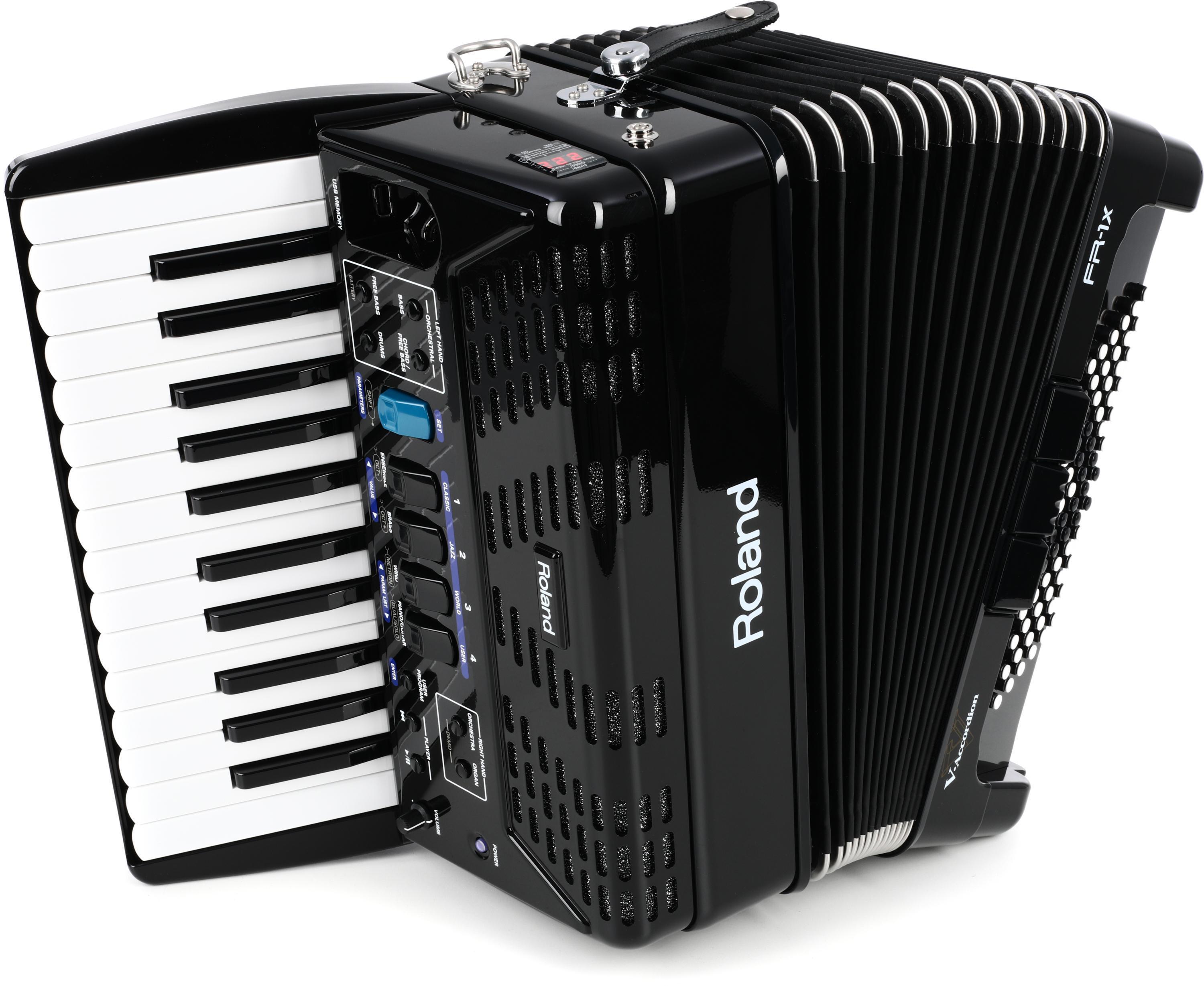Roland FR-1x Piano-type V-Accordion - Black | Sweetwater