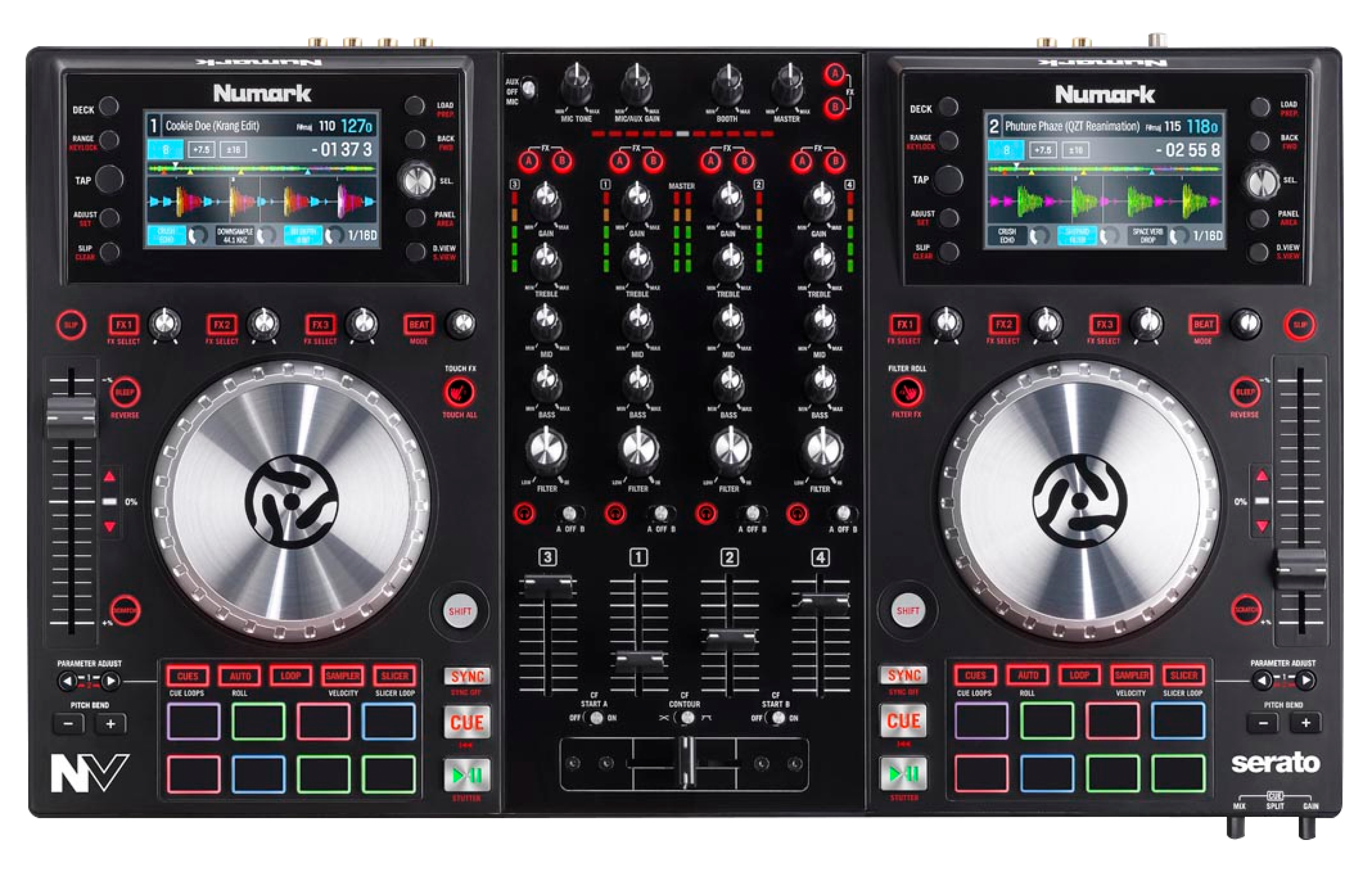 Numark NV Dual-display Serato DJ Controller | Sweetwater