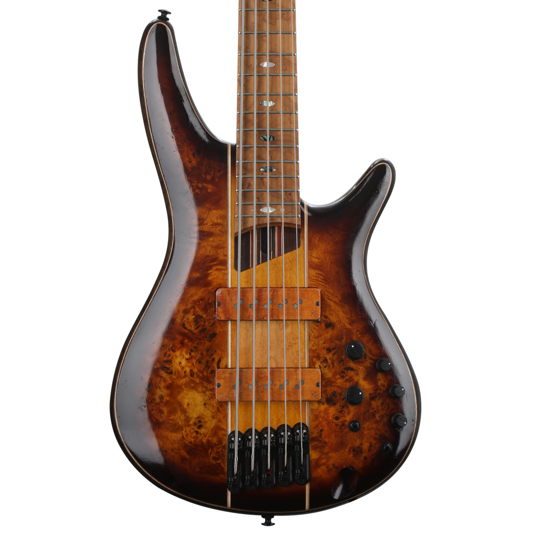 Ibanez Premium SR5PBLTD Bass Guitar - Dragon Eye Burst Low Gloss