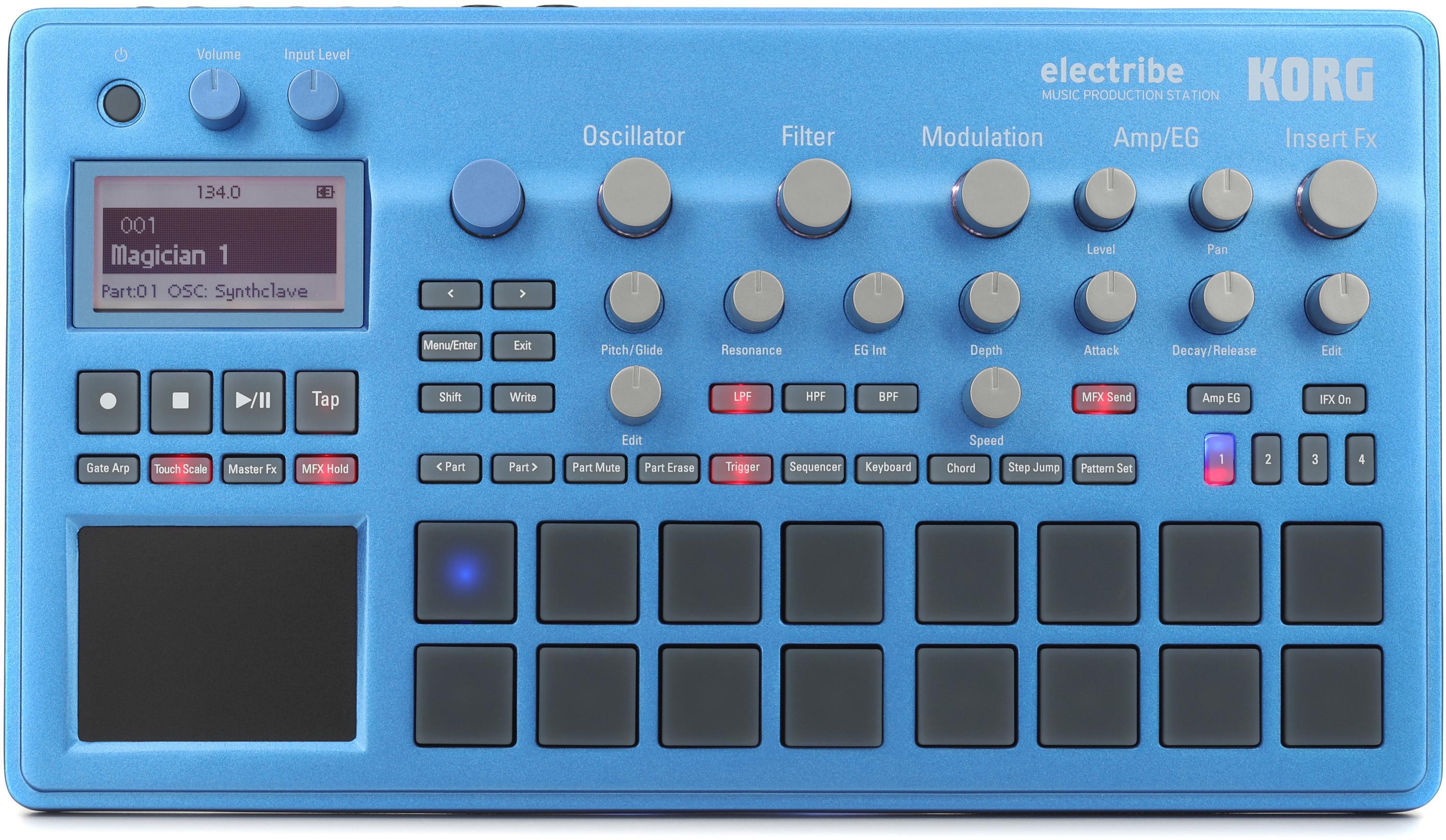 Korg Electribe - Metallic Blue | Sweetwater