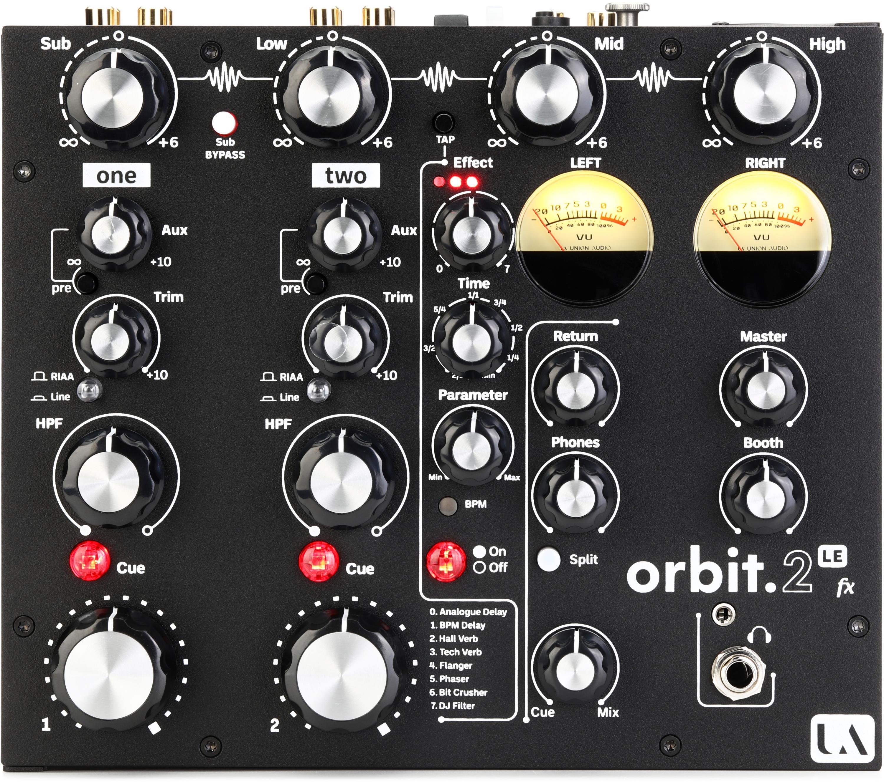 Union Audio orbit.2 LE FX 2-channel Analog Rotary Mixer | Sweetwater
