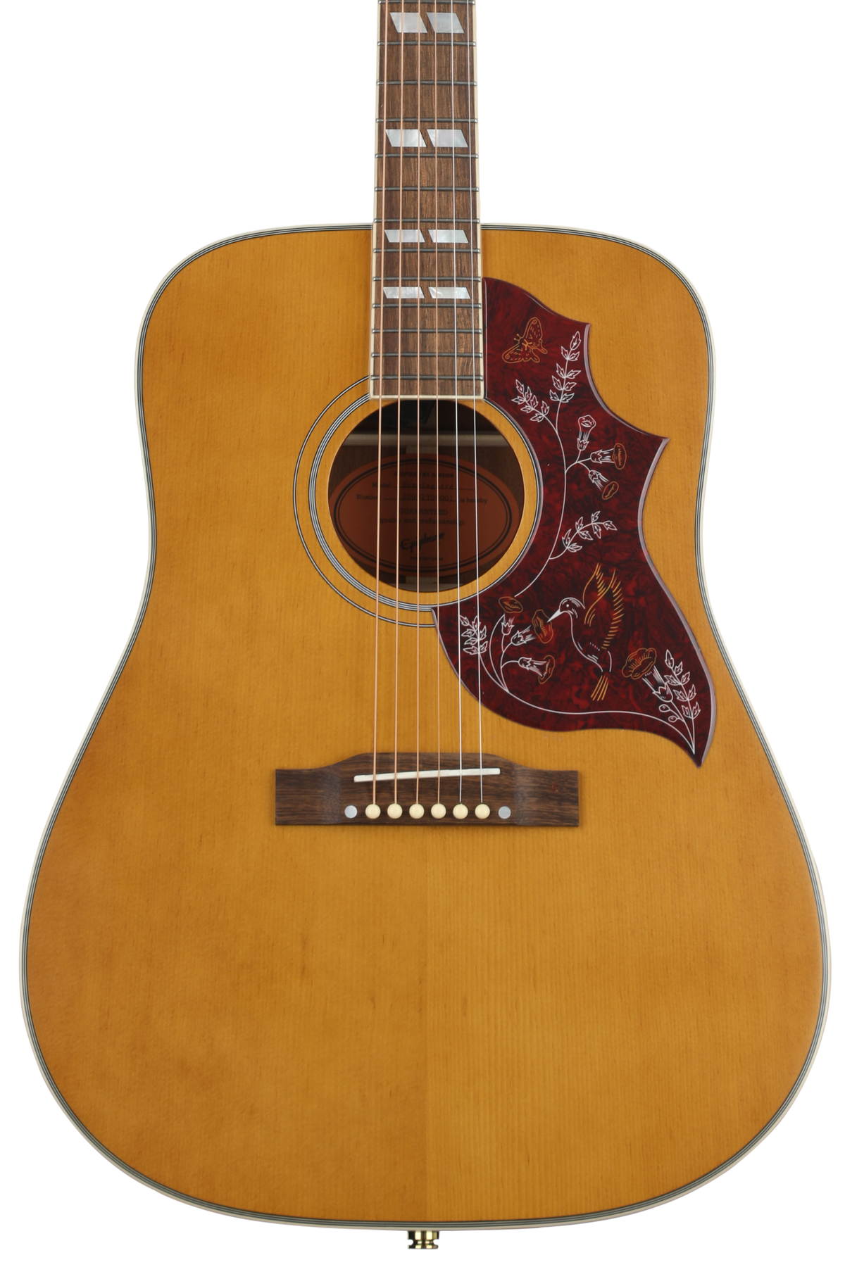 Epiphone Hummingbird Acoustic Guitar - Aged Natural Antique Gloss