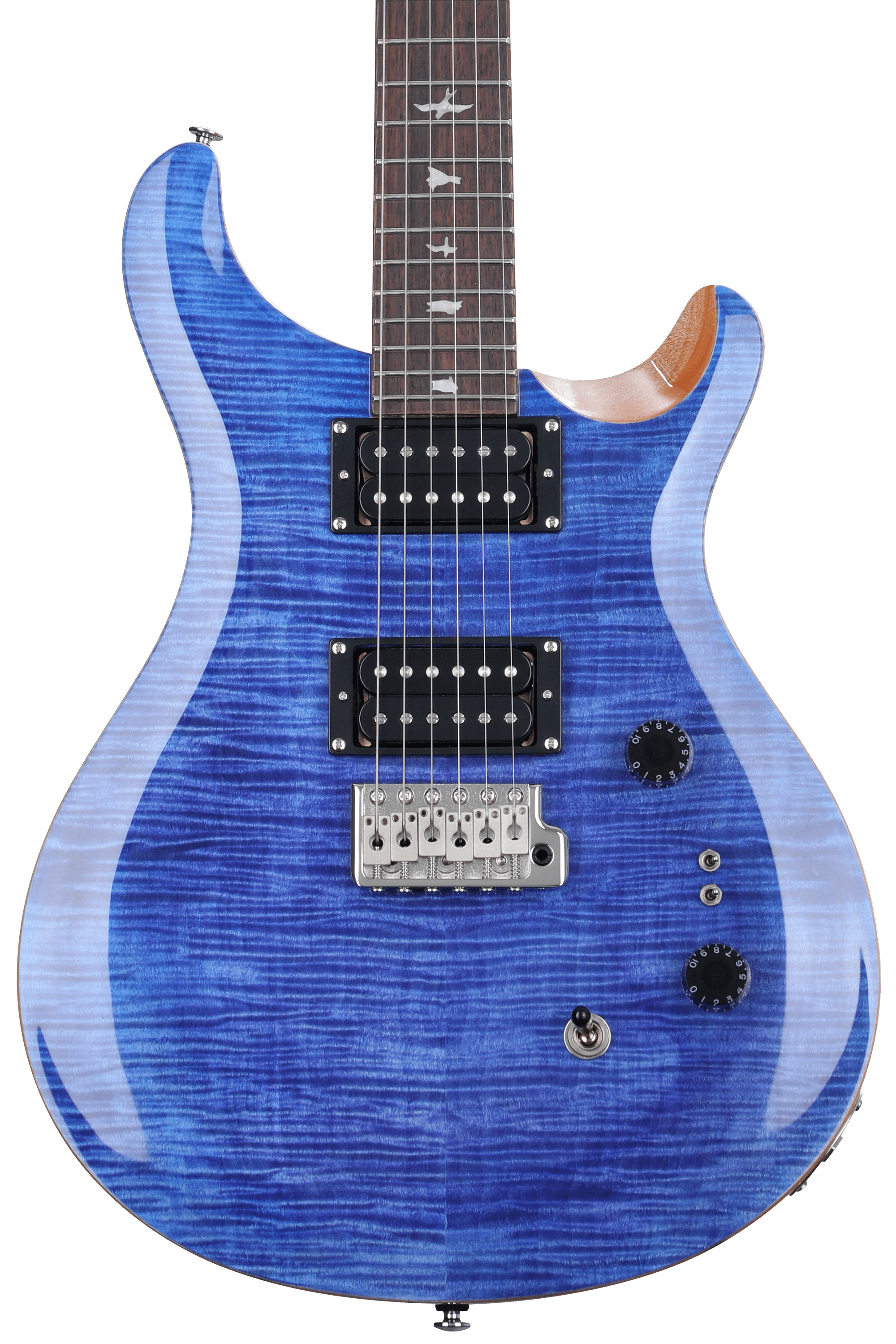 PRS SE Custom 24-08 Electric Guitar - Faded Blue | Sweetwater