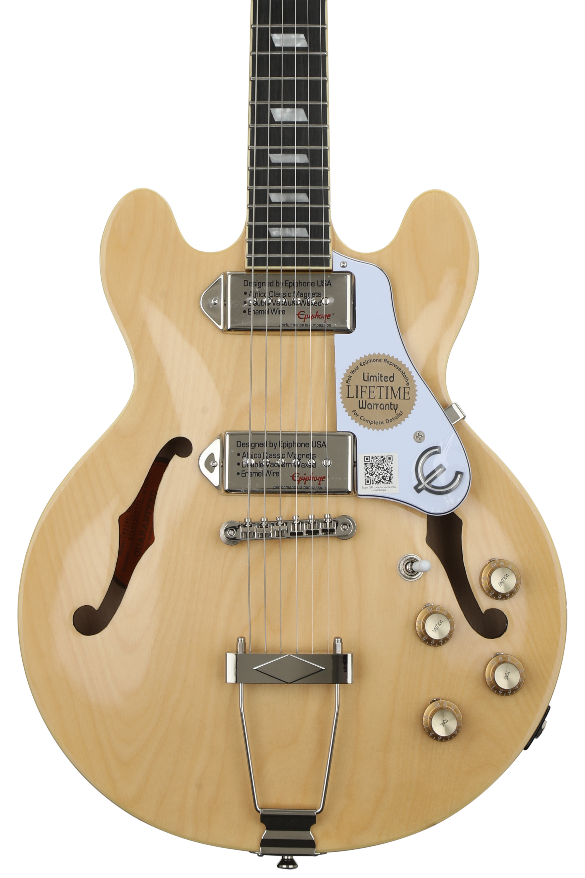 ステンレスフレット Epiphone Casino Coupe カジノ クーペ Epiphone