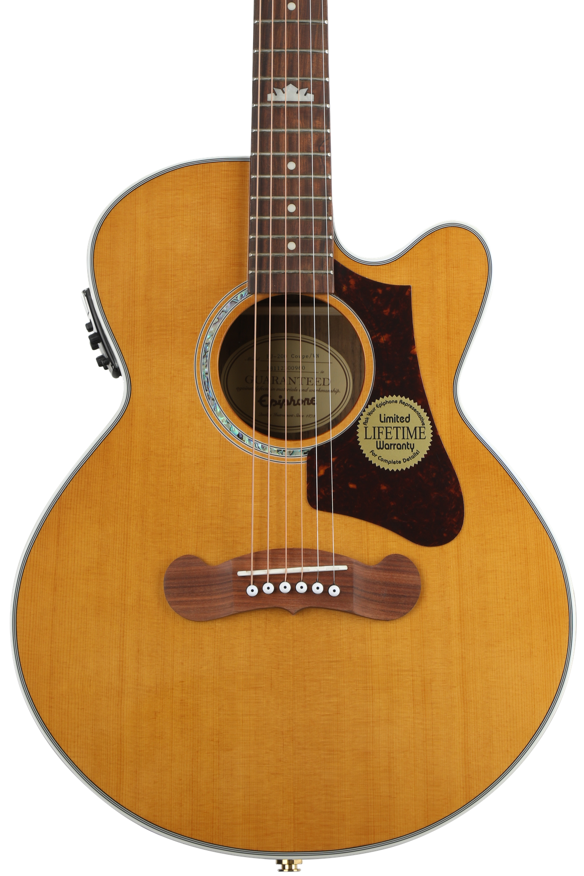 Epiphone J-200 EC Studio Parlor - Vintage Natural | Sweetwater