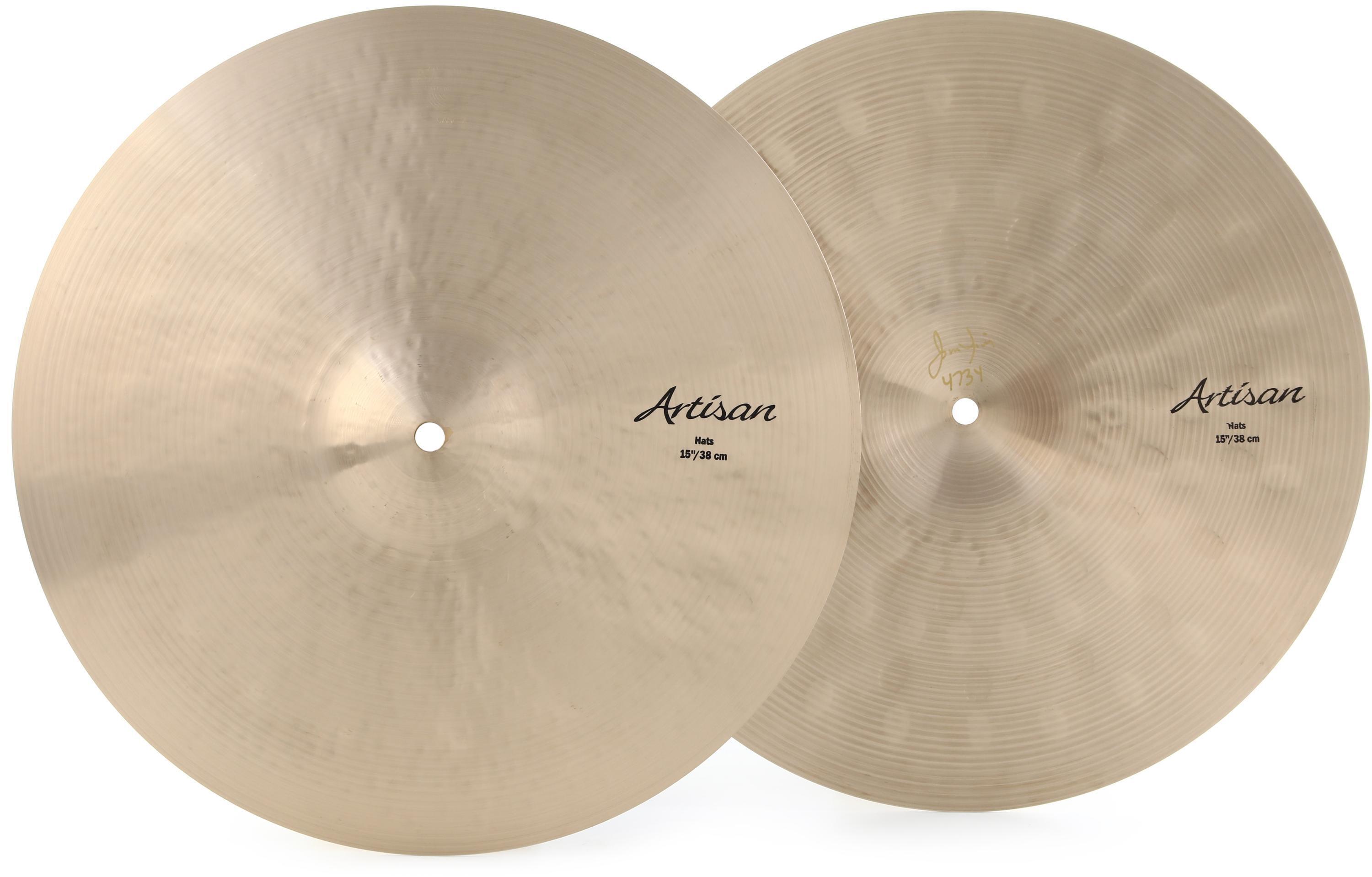 Sabian 15 inch Artisan Hi-hat Cymbals | Sweetwater