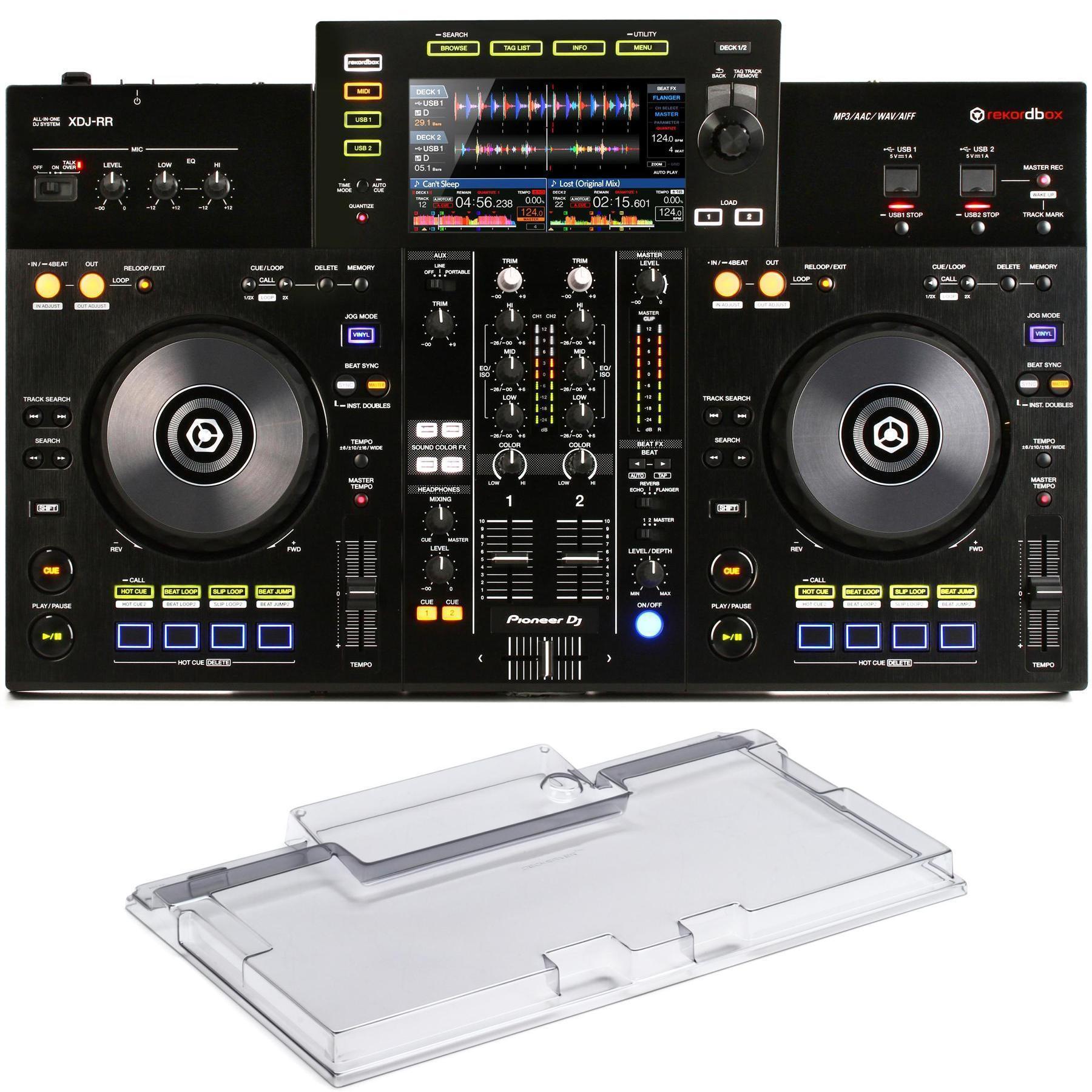Pioneer DJ XDJ-RR Digital DJ System with Decksaver Cover | Sweetwater